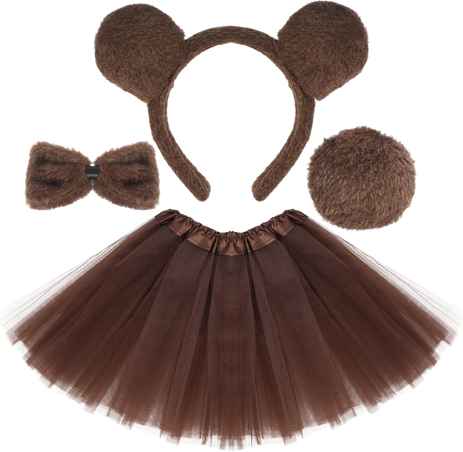 Kids Animal Brown Bear Fancy Costume Kit