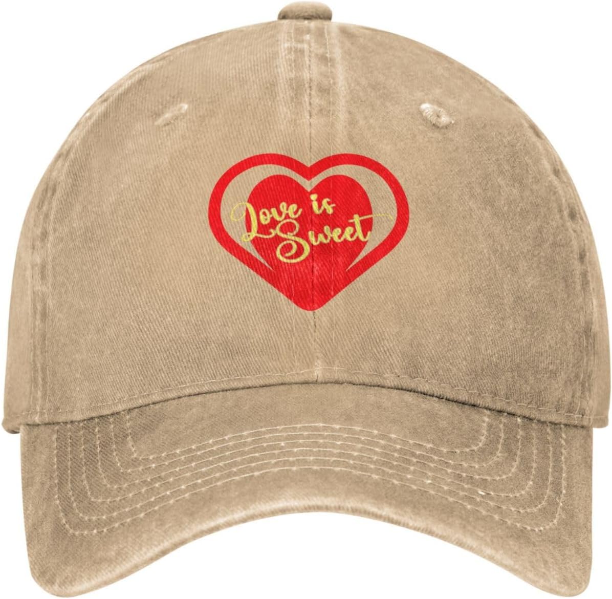Love is Sweet Baseball Cap for Women Men