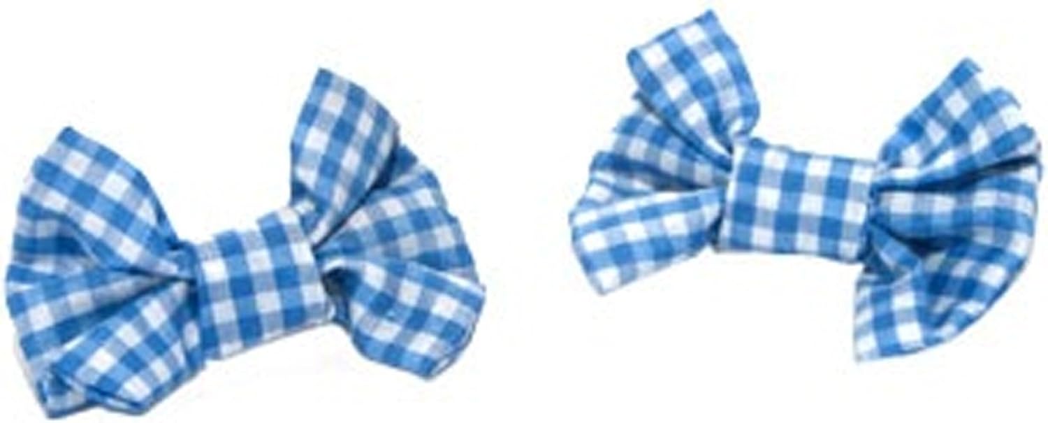 Fun Costumes Dorothy hair bow pack of 2 blue costume accessory