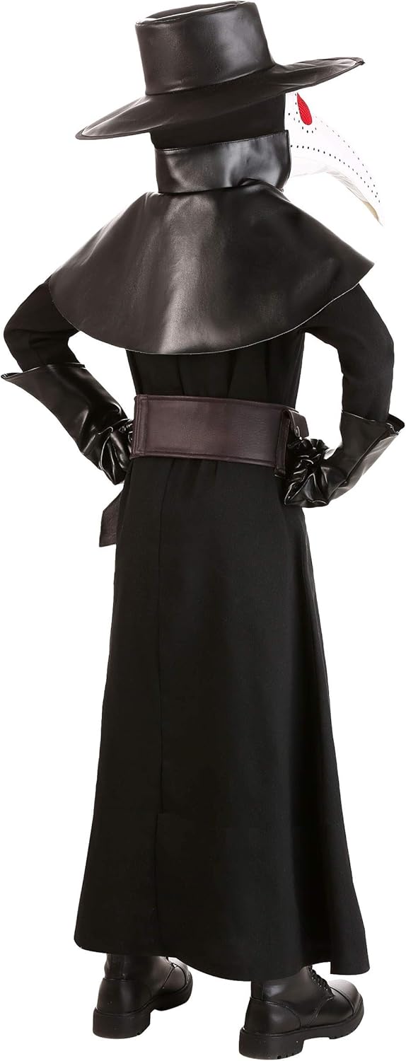 Kids Black Plague Doctor Halloween Costume