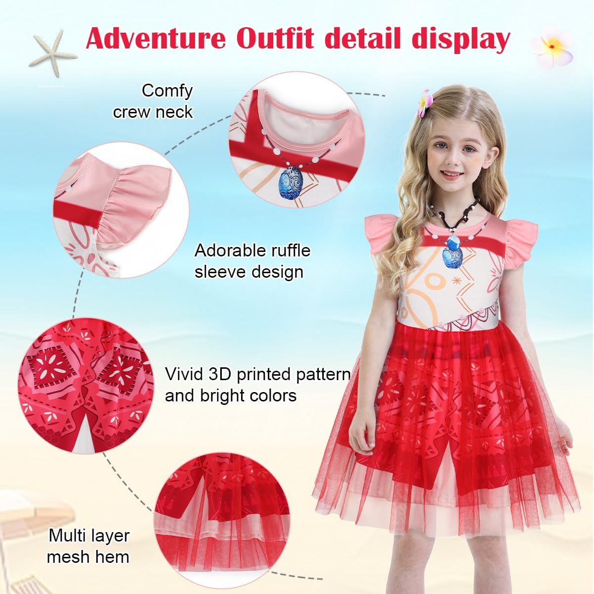 Adventure Toddler Outfit FNBOJY Girls Christmas Party Costumes