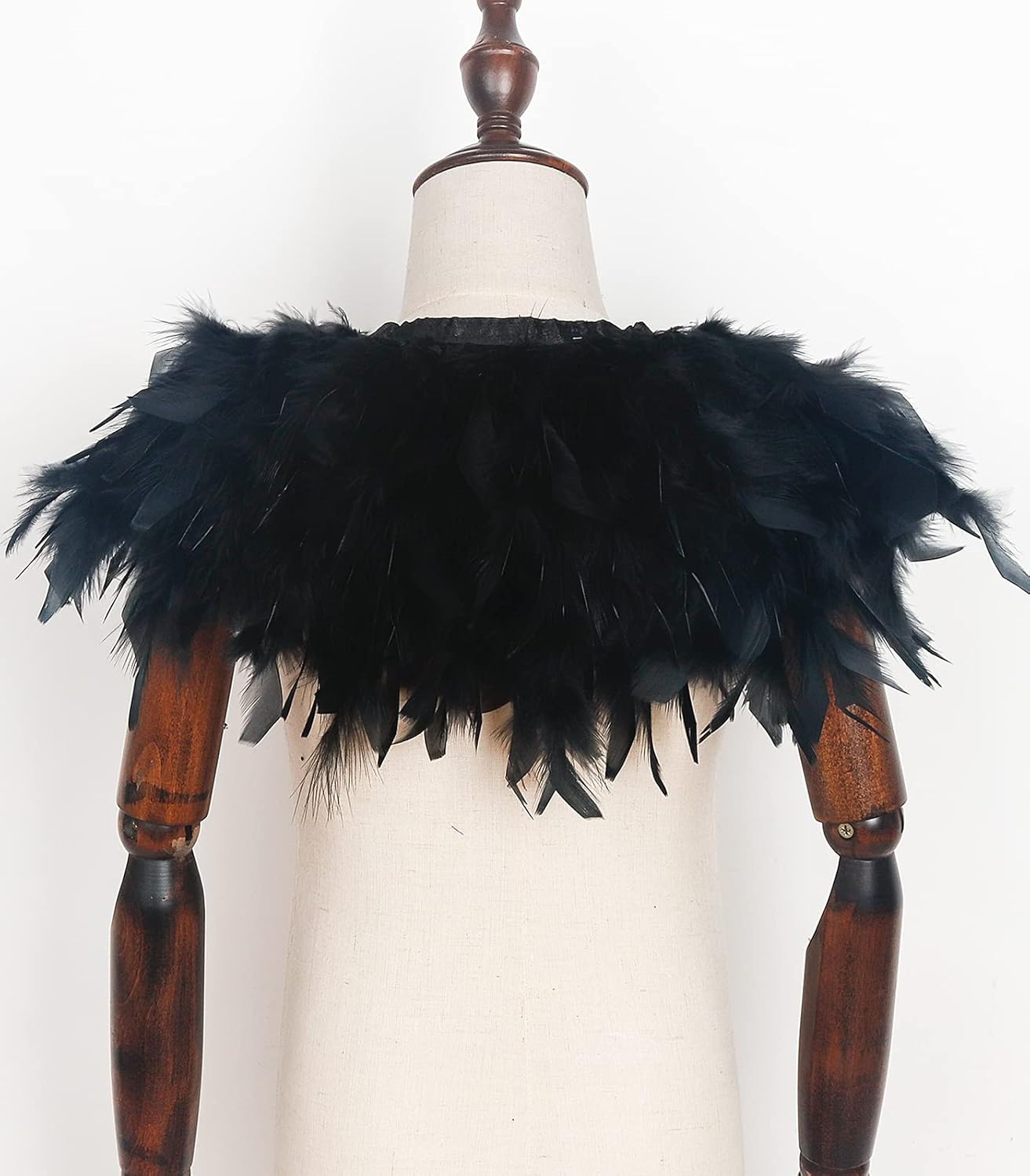 LVOW Kids Black Flakes Gothic Shawl - Halloween Party Costume