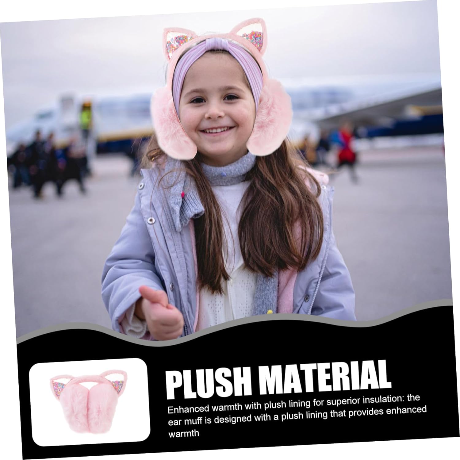 LIFKOME Winter Earmuffs for Kids