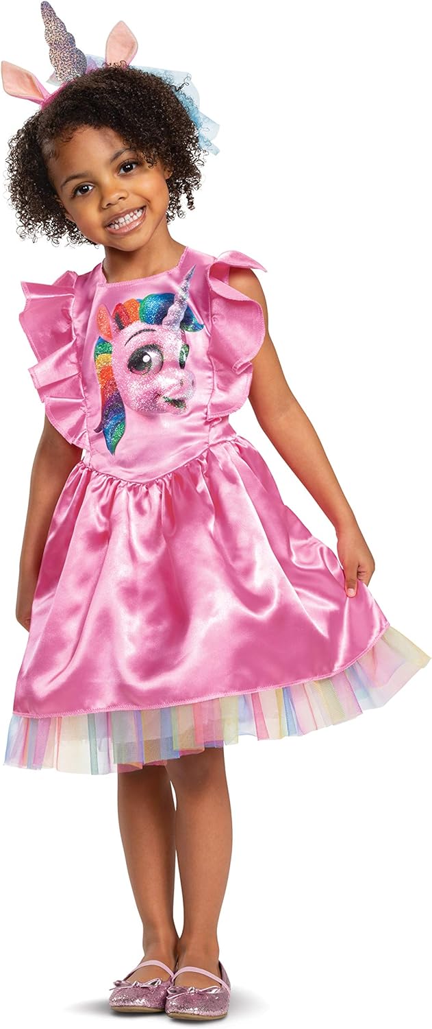 Disguise Rainbow Rangers Costume for Kids Rainbow Headband Pink Dress