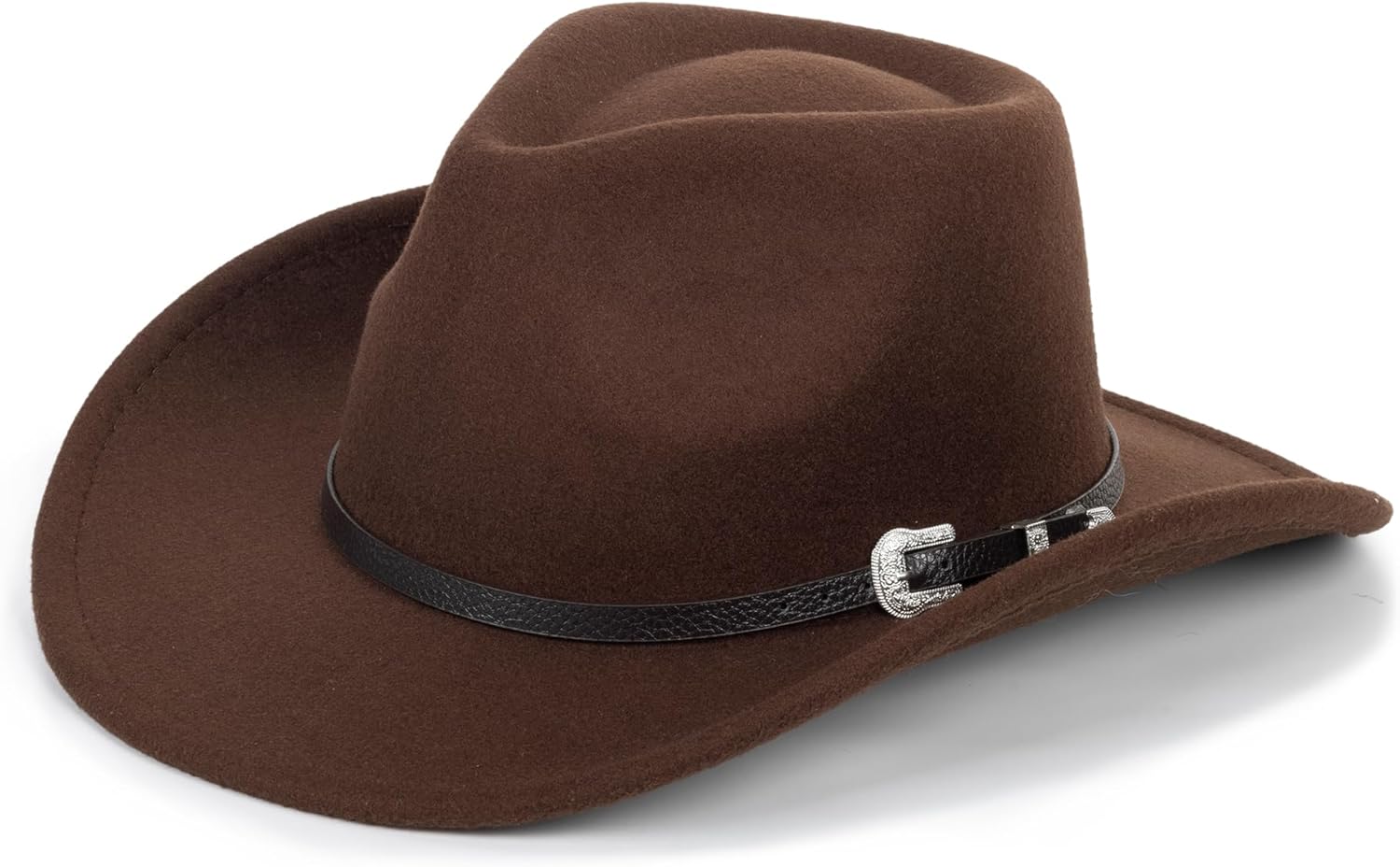 Kids Wide-Brim Western Cowgirl Hat by Vikodah