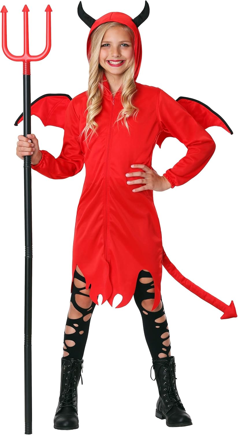 Cute Flame Devildress Costume for Girls