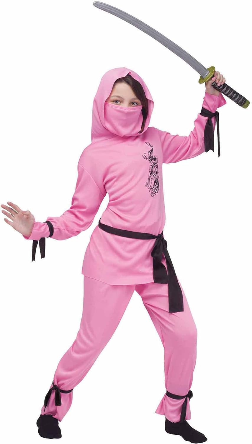 Fun World Ninja Costume for Kids Medium Multicolour