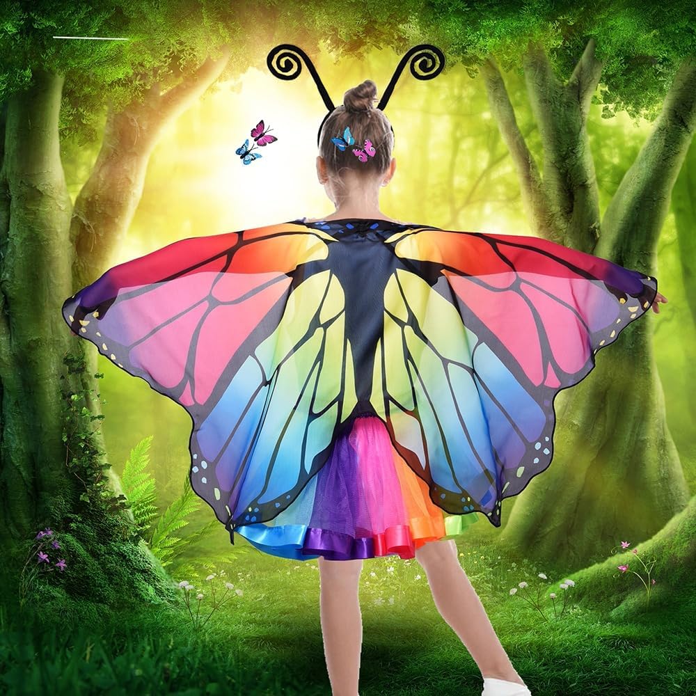 Aimeiar Butterfly Wings Costume for Girls