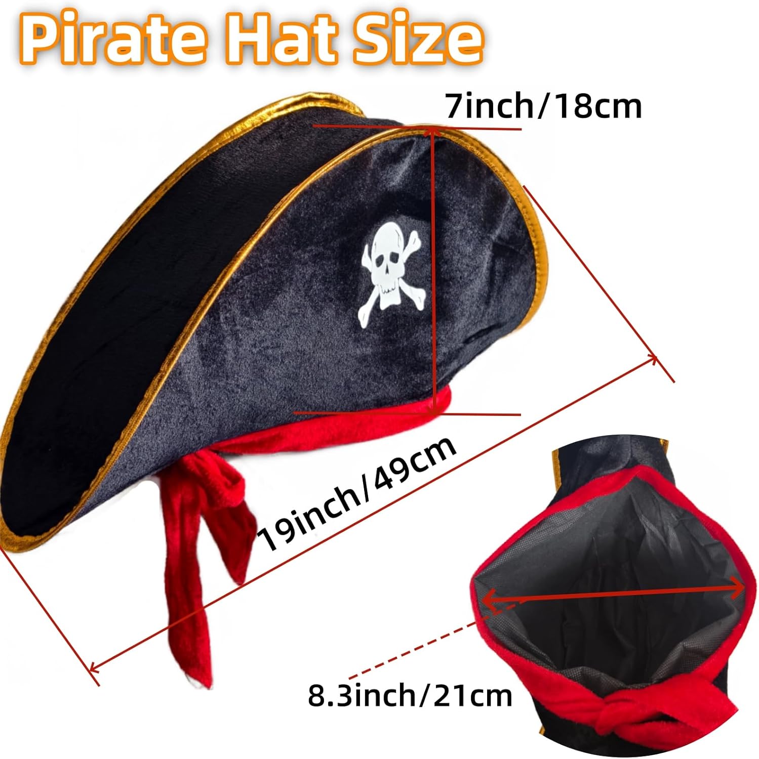 3-Piece Pirate Accessories Set