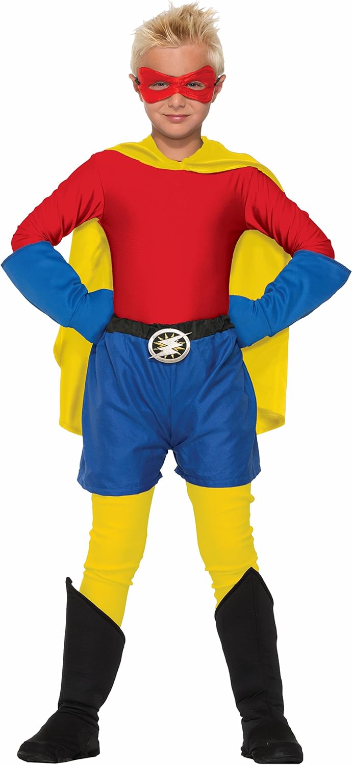 Childs Super Hero Boxer Shorts in Blue - Forum Novelties