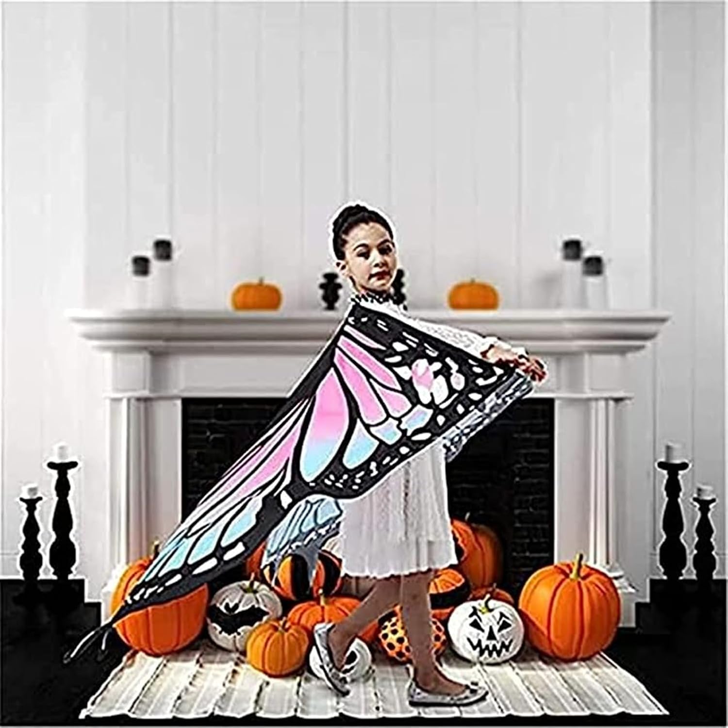 EONGERS Butterfly Wings UFO Girls Costume