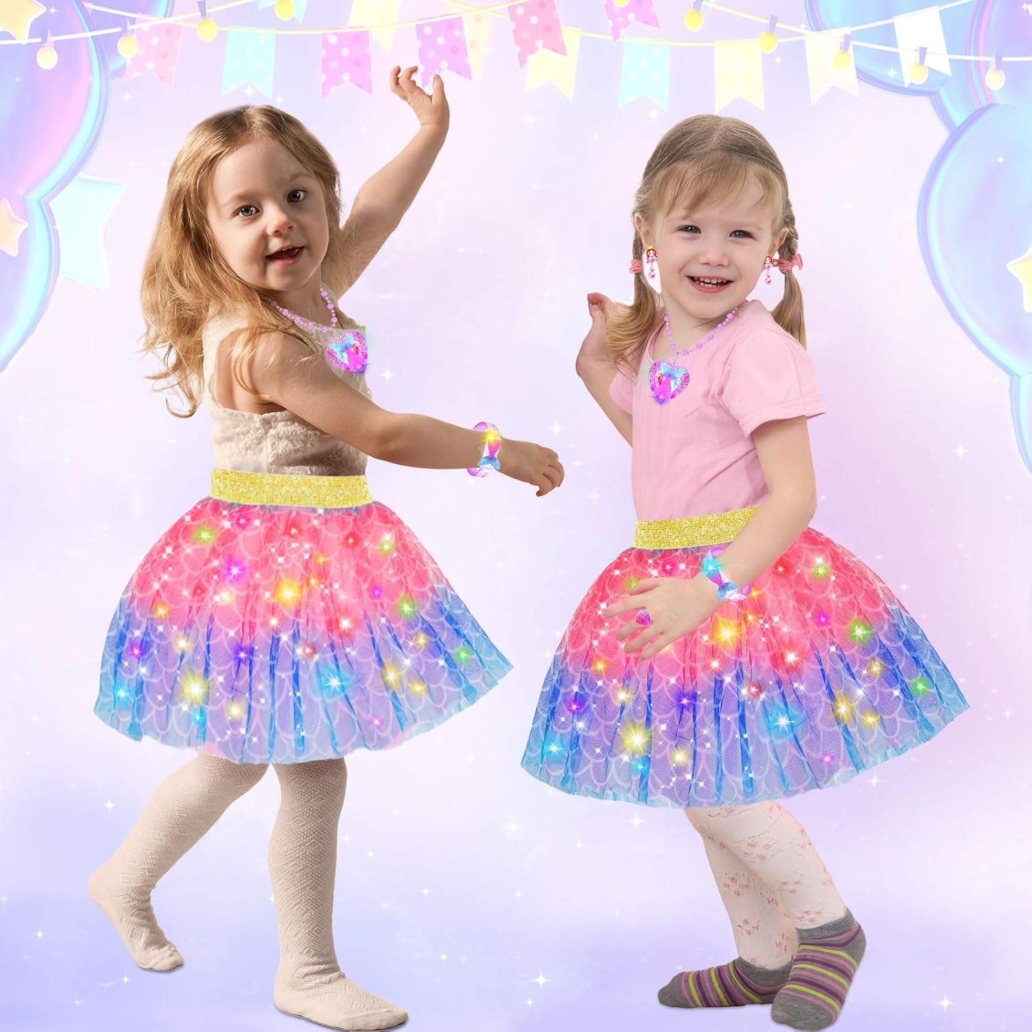 Light-Up Princess Dress Up for Girls 4-6