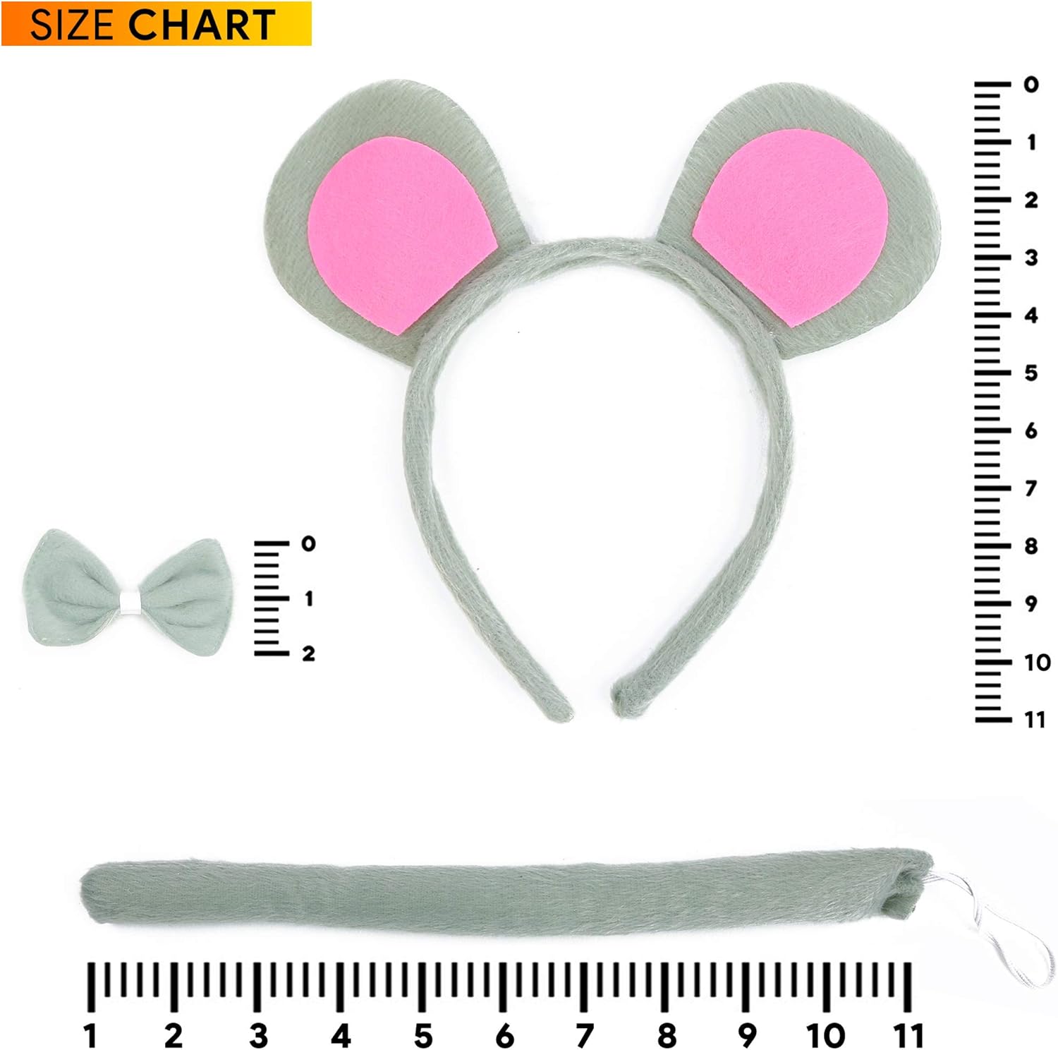 Skeleteen Mouse Costume Accessory Set