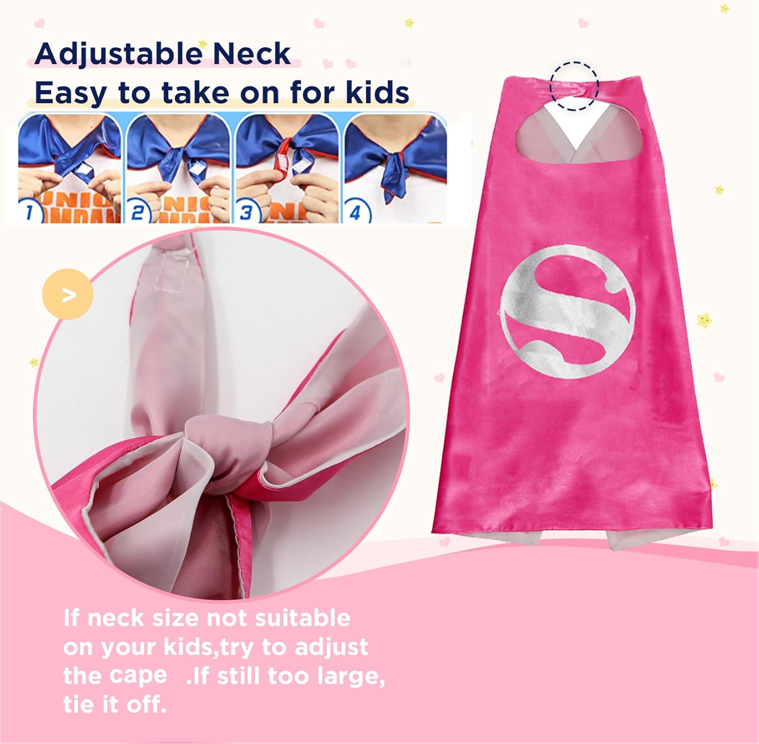 Bright Kids Superhero Cape Set
