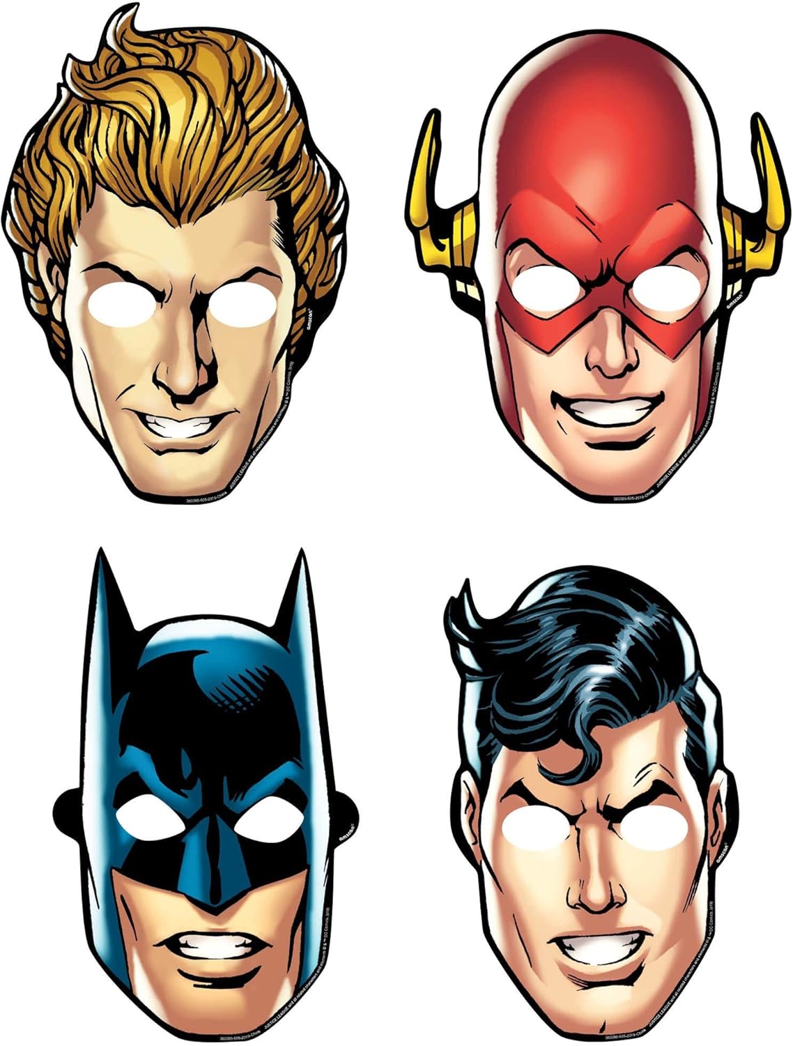Justice League Replacement Masks for Kids 8pcs Justice League Party Supplements