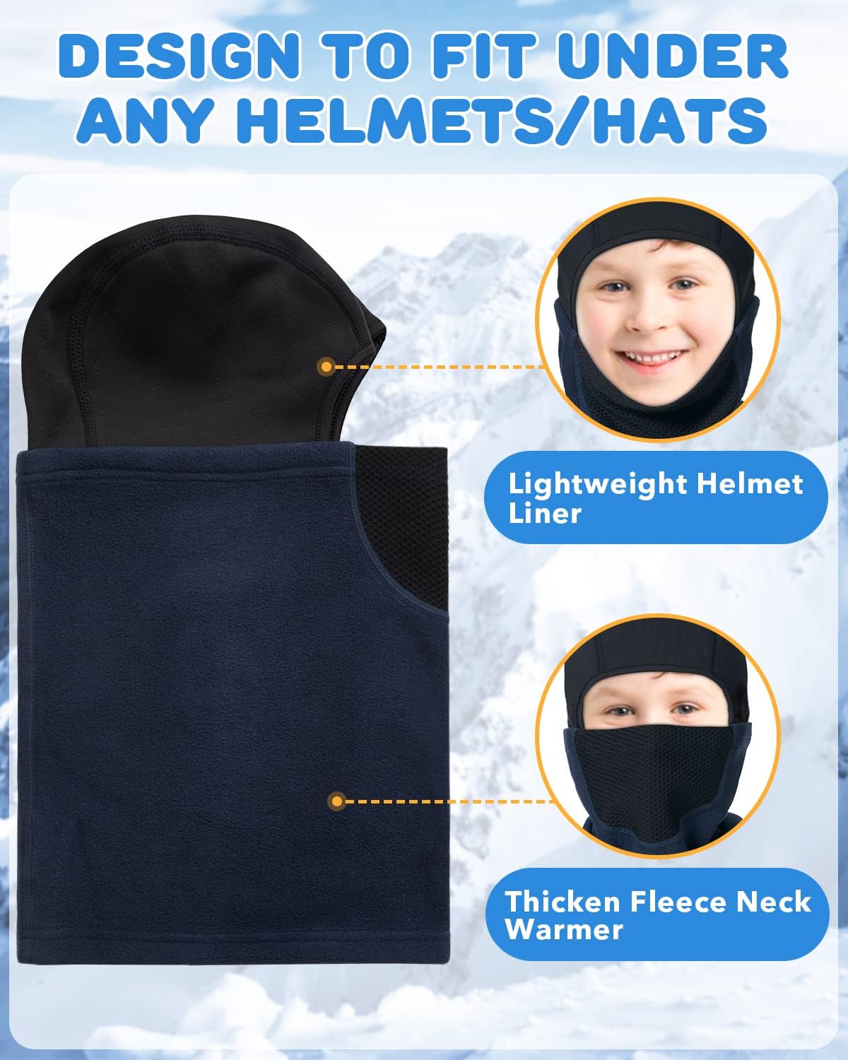 Venswell Helmet Liner Balaclava Ski Mask - Stay Safe in Winter