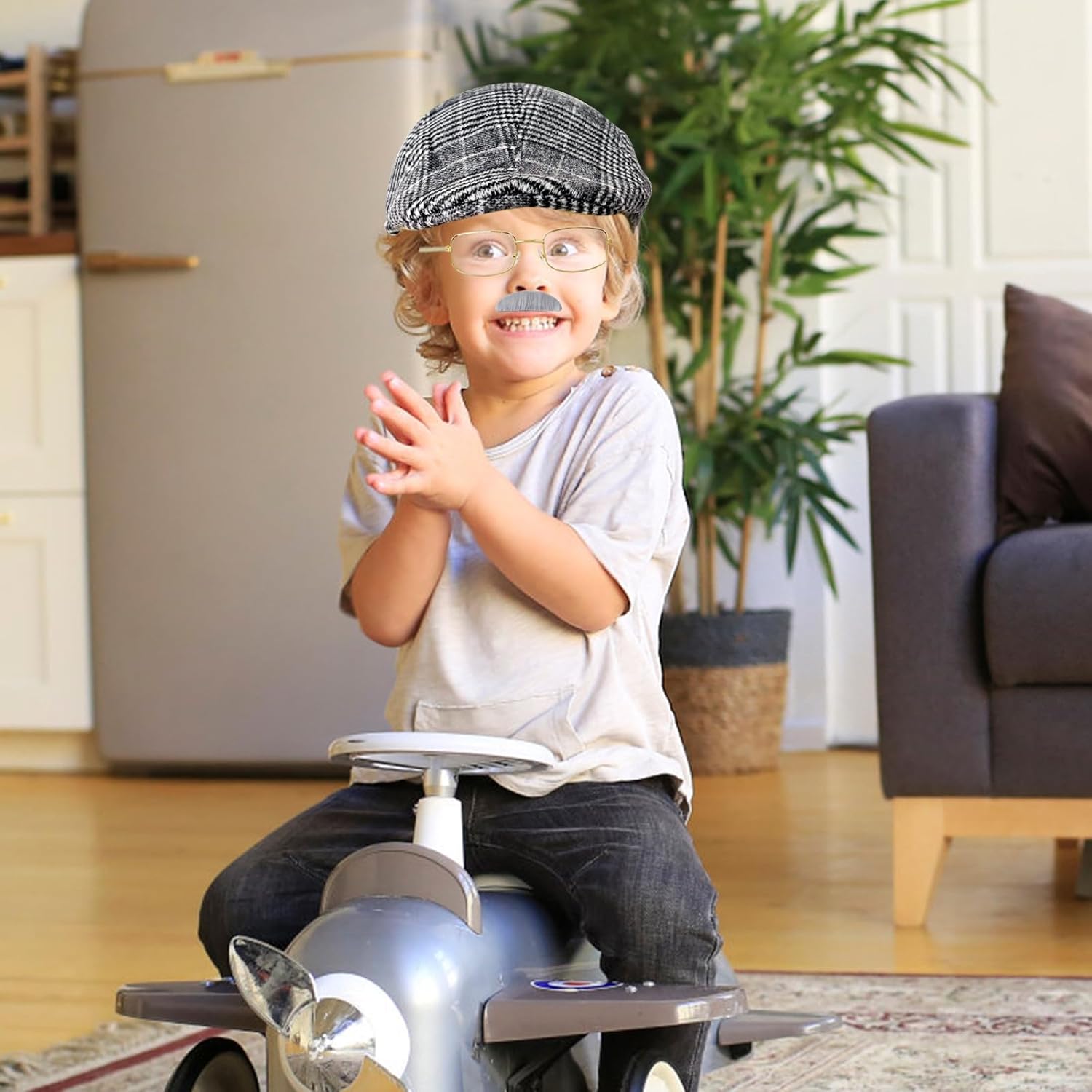 Xanllaxa 5-Pcs Old Man Costume
