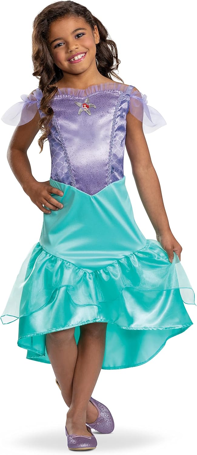Disguise Recycled Blend Ariel Halloween costume for kids ocean-friendly official Disney