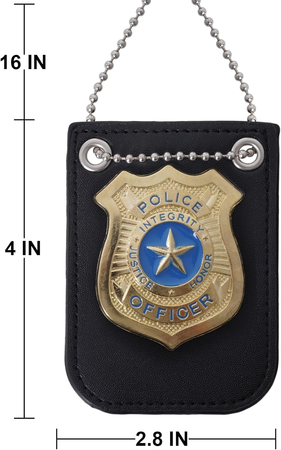 Premium Police Badge and Handcuff Set for Kids