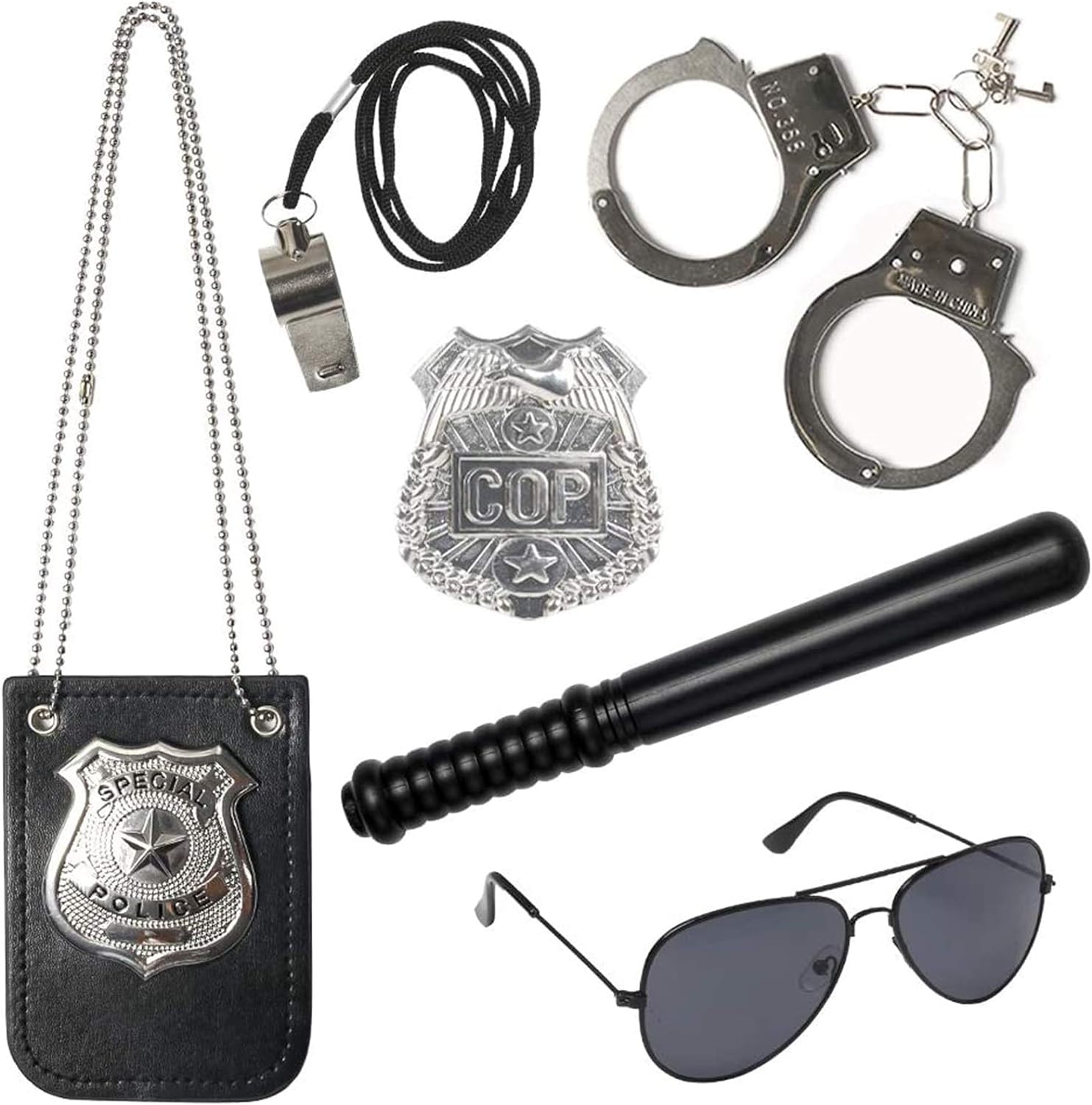 3 Otters Police Toy Set for Kids