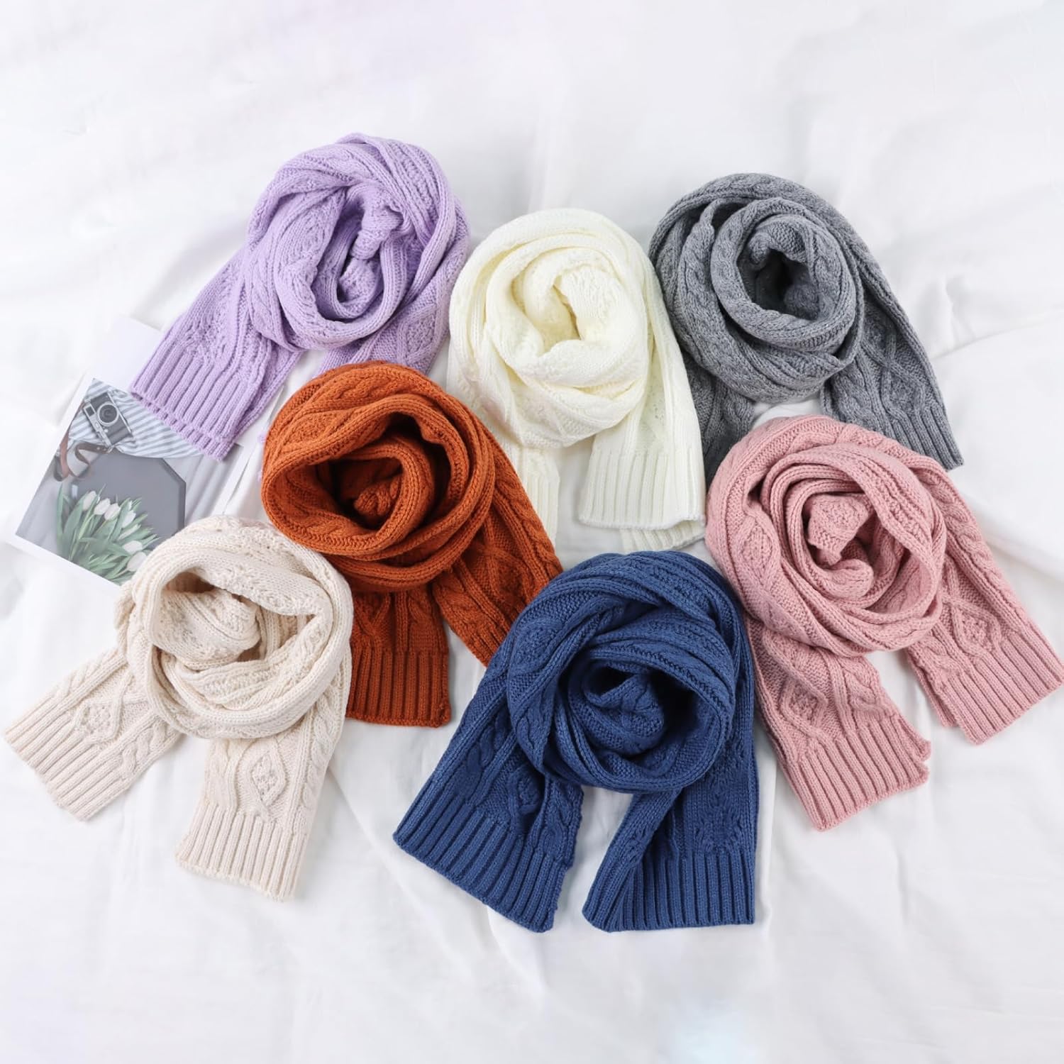 Zsedrut Baby Winter Scarf for Boys Girls Warm Cozy