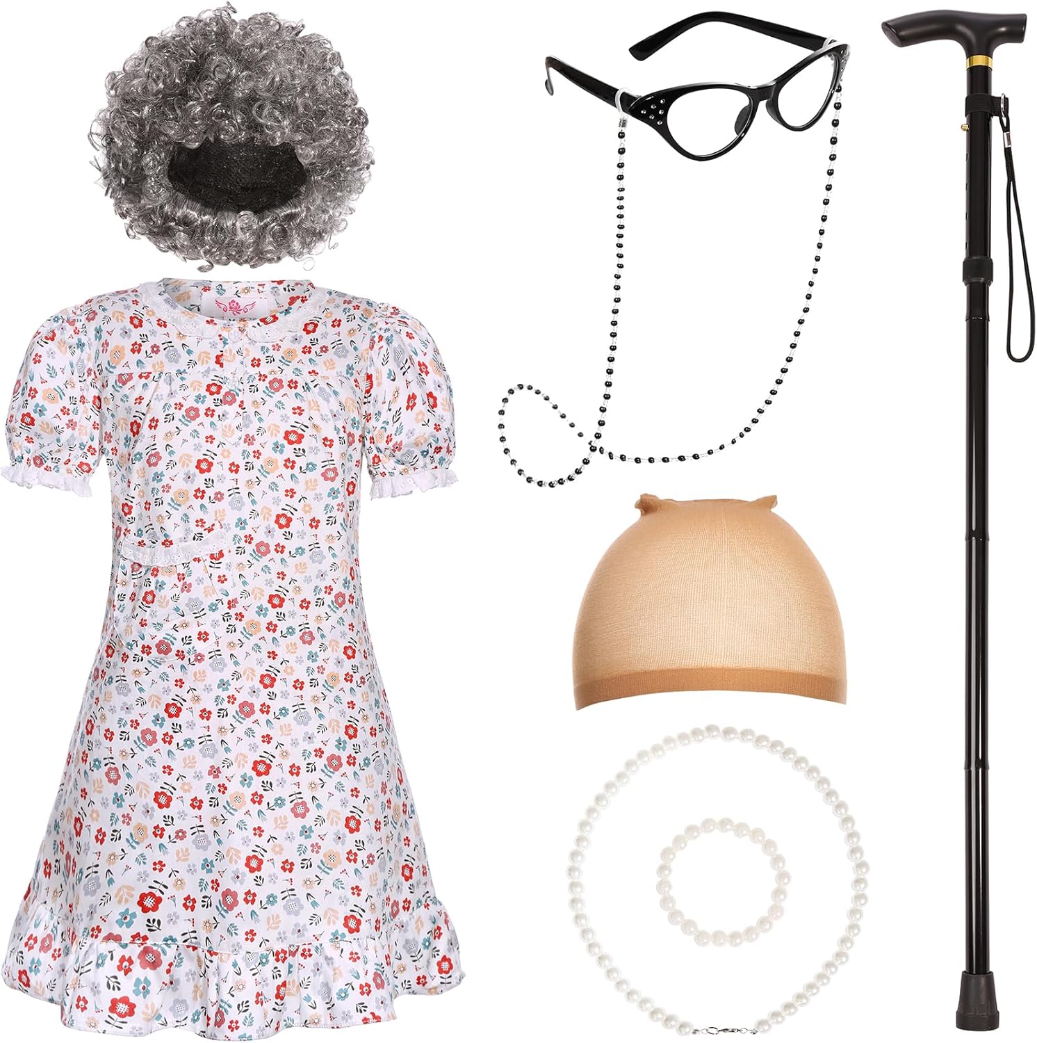 Adore the 100-Day Old Lady Character Perfect for Girls