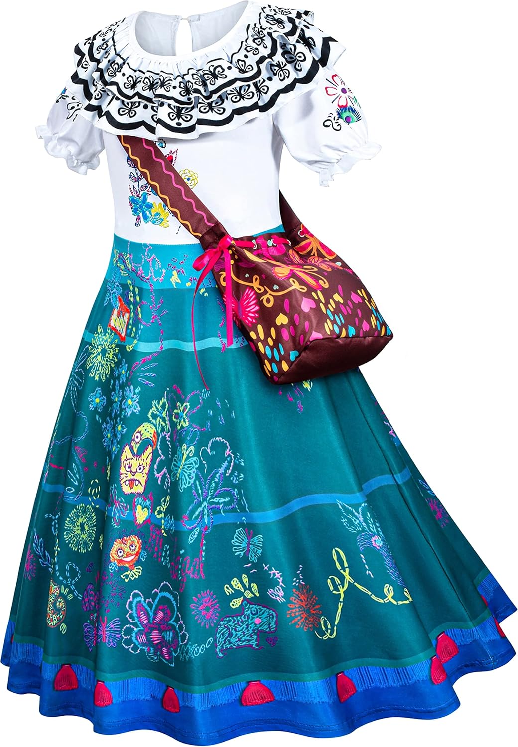 Magic Princess Costume Dress for Girls with Accessories