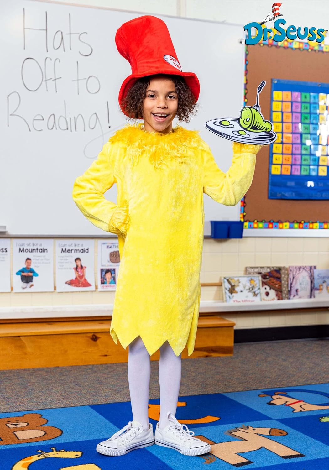 Dr Seuss Green Eggs and Ham Sam I Am Costume X-Small