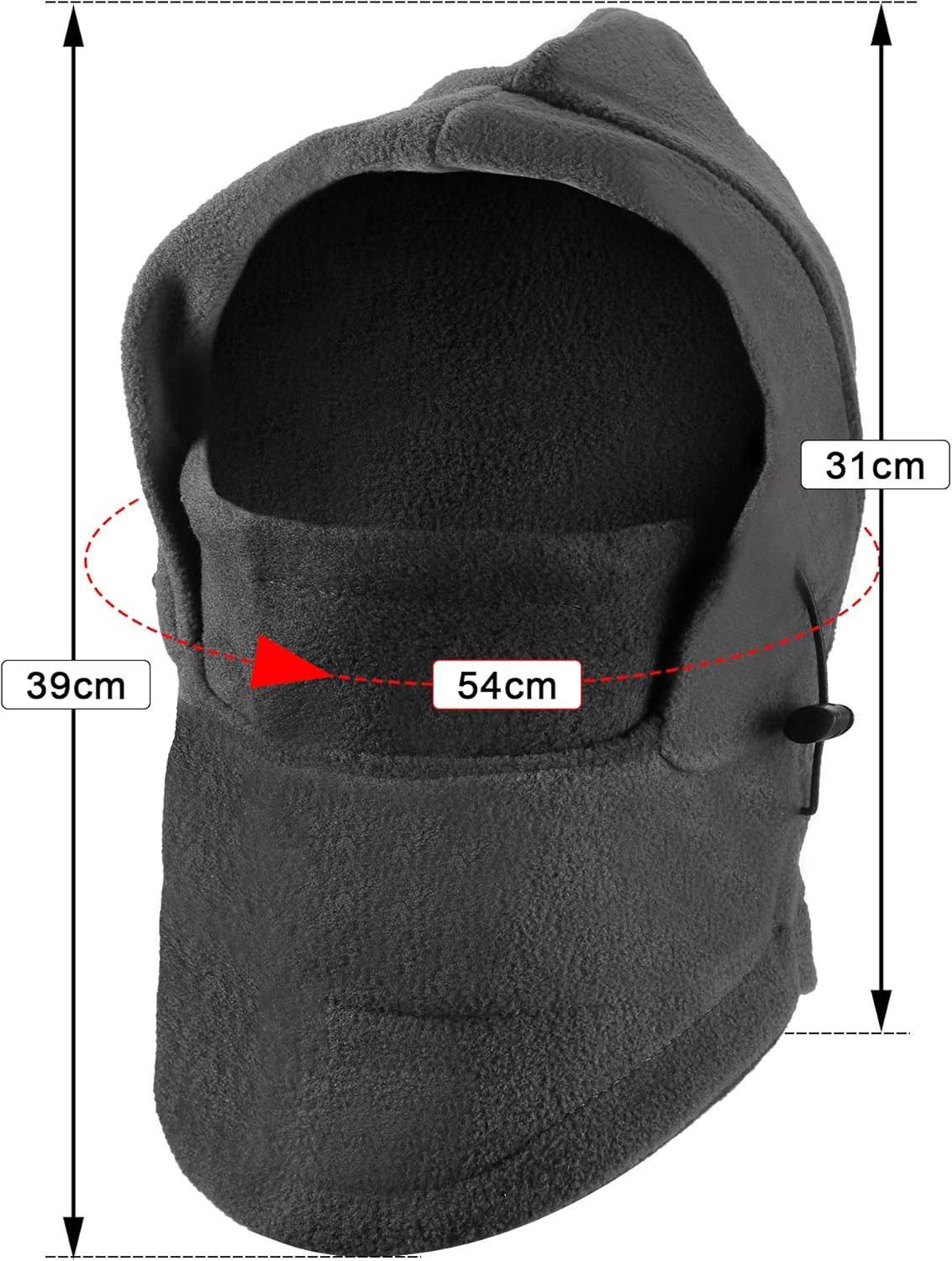 4-Piece Kids Balaclava Hat Set for Winter - Soft Windproof