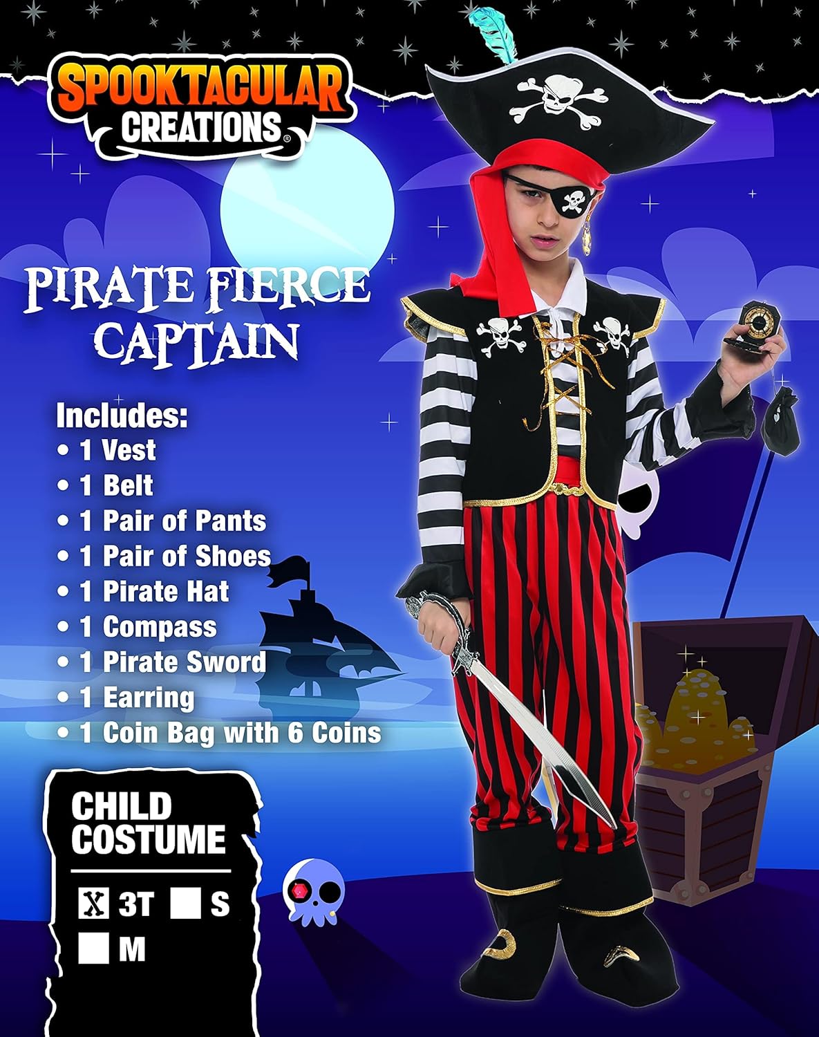 Pirate Captain Kids Costumes