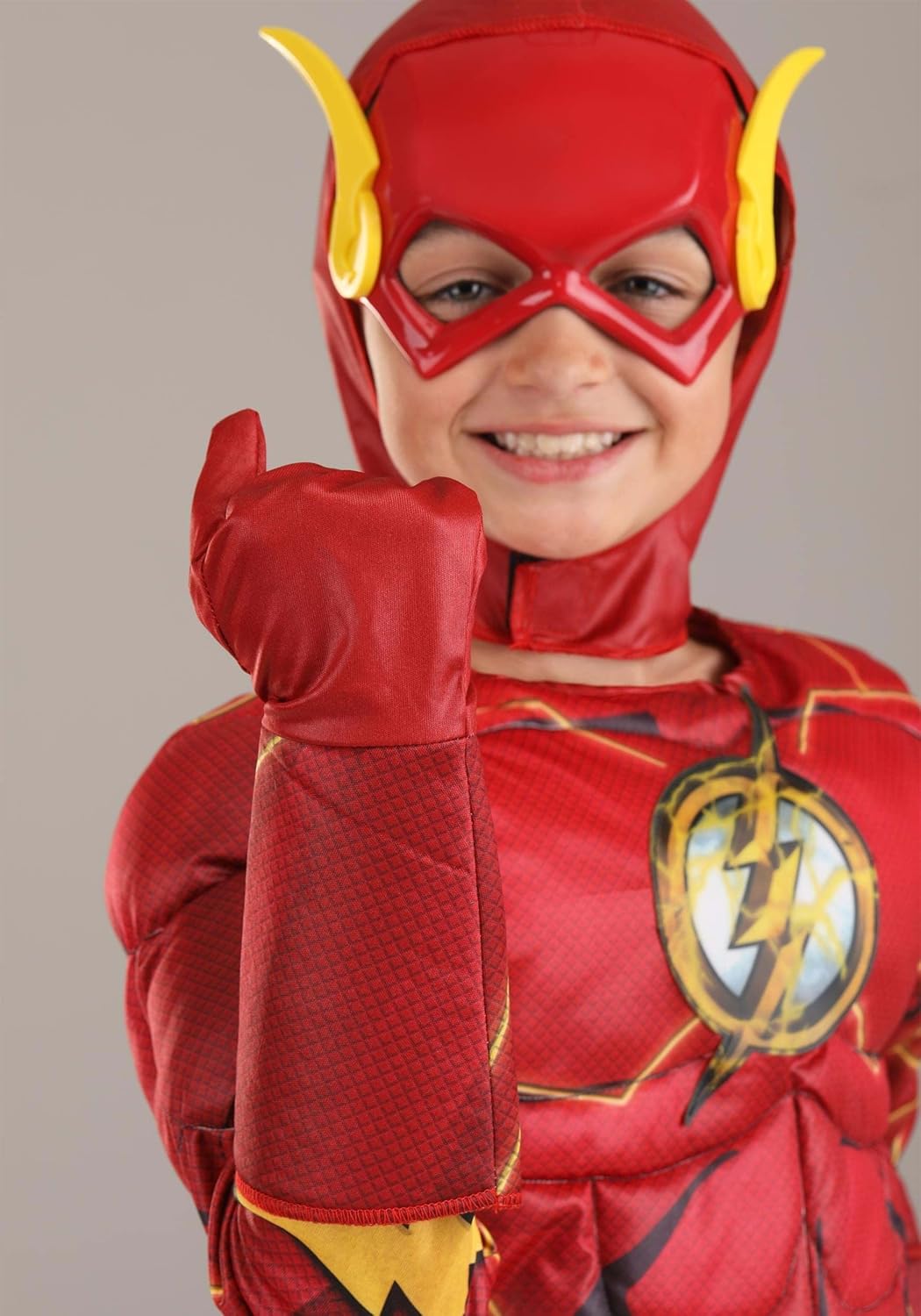 Deluxe Red Superhero Costume for Kids Movie Comic Cosplay