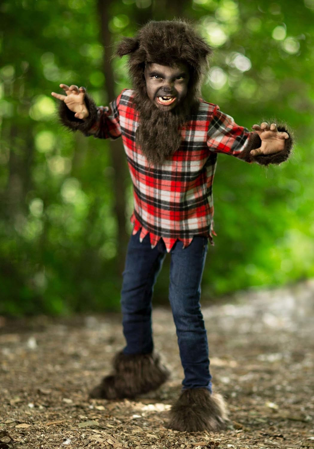 Fierce Werewolf Costume for Kids Halloween Transformation