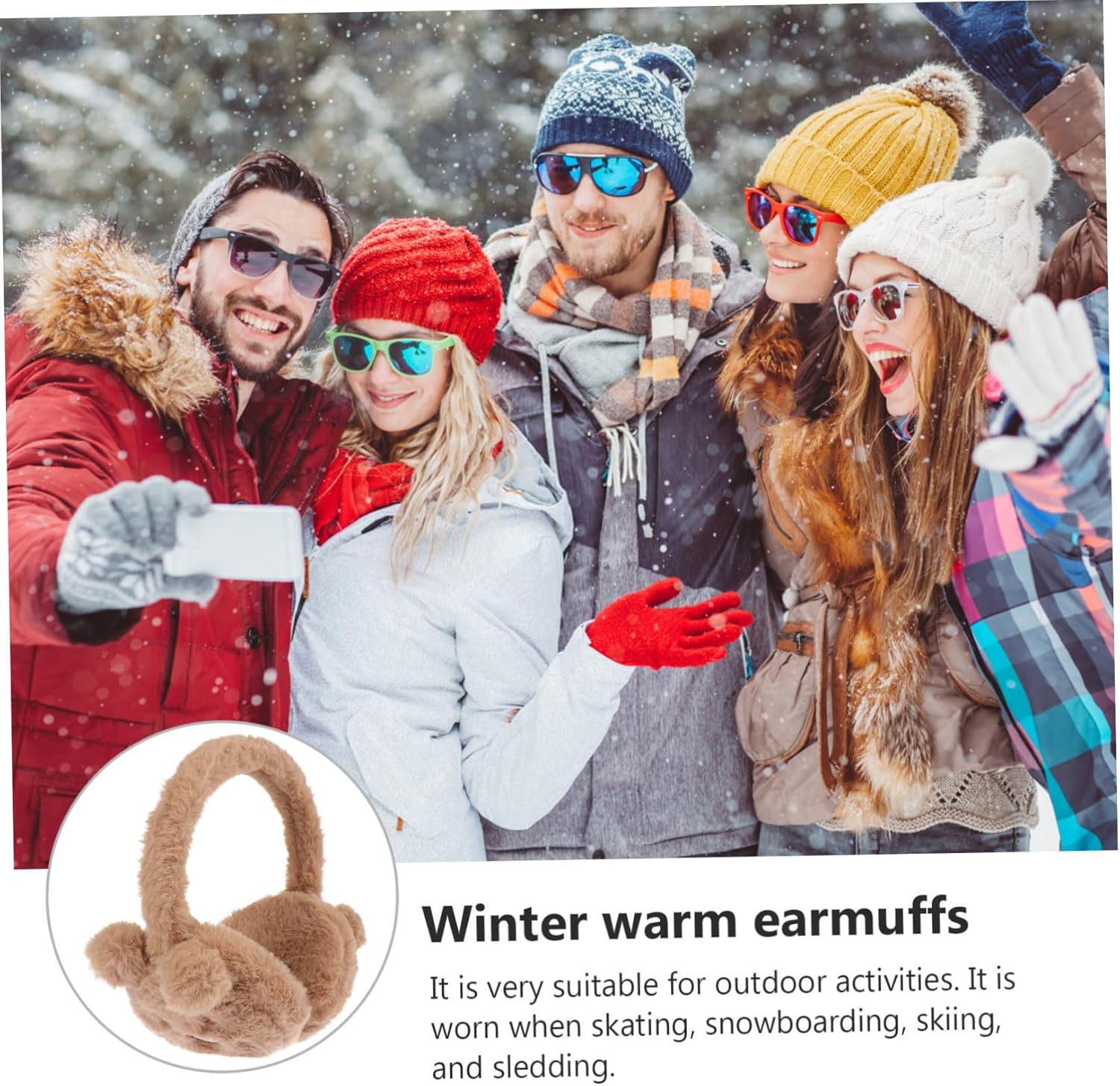 Adorable Cartoon Animal Earmuffs for Winter