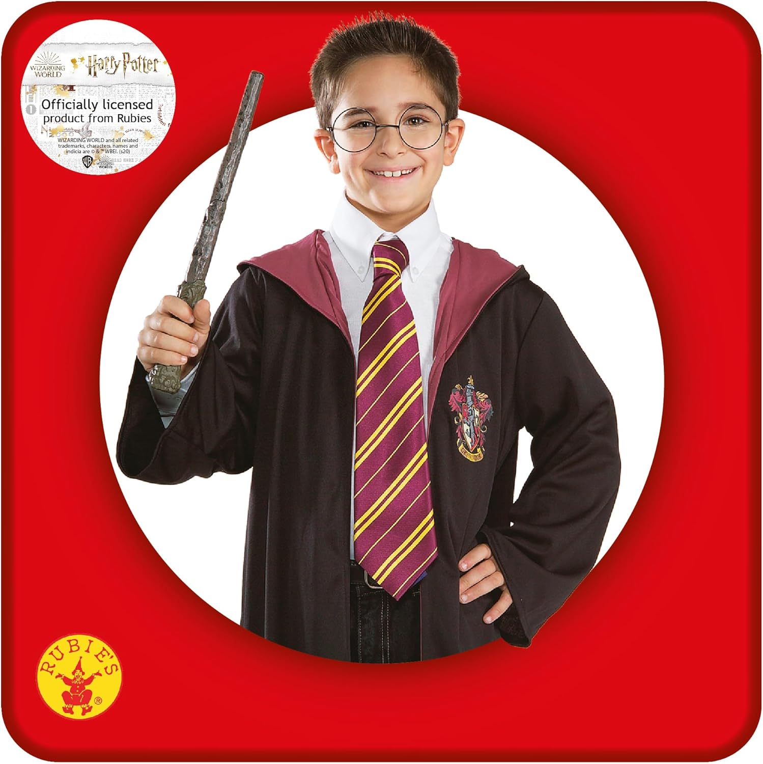 Stolz trgt die Farben von Gryffindor