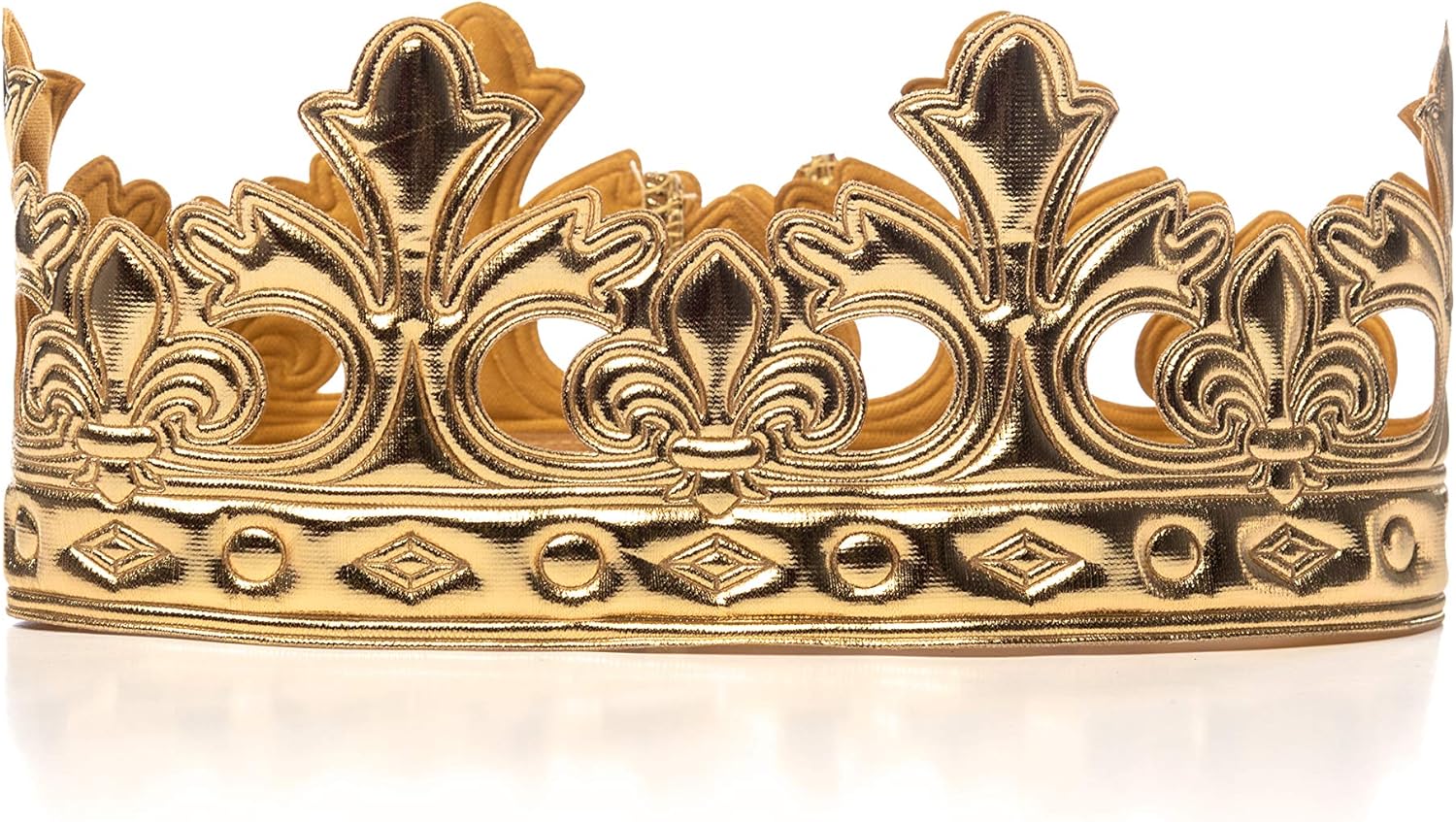 Golden Prince and King Crowns Costume Accessory