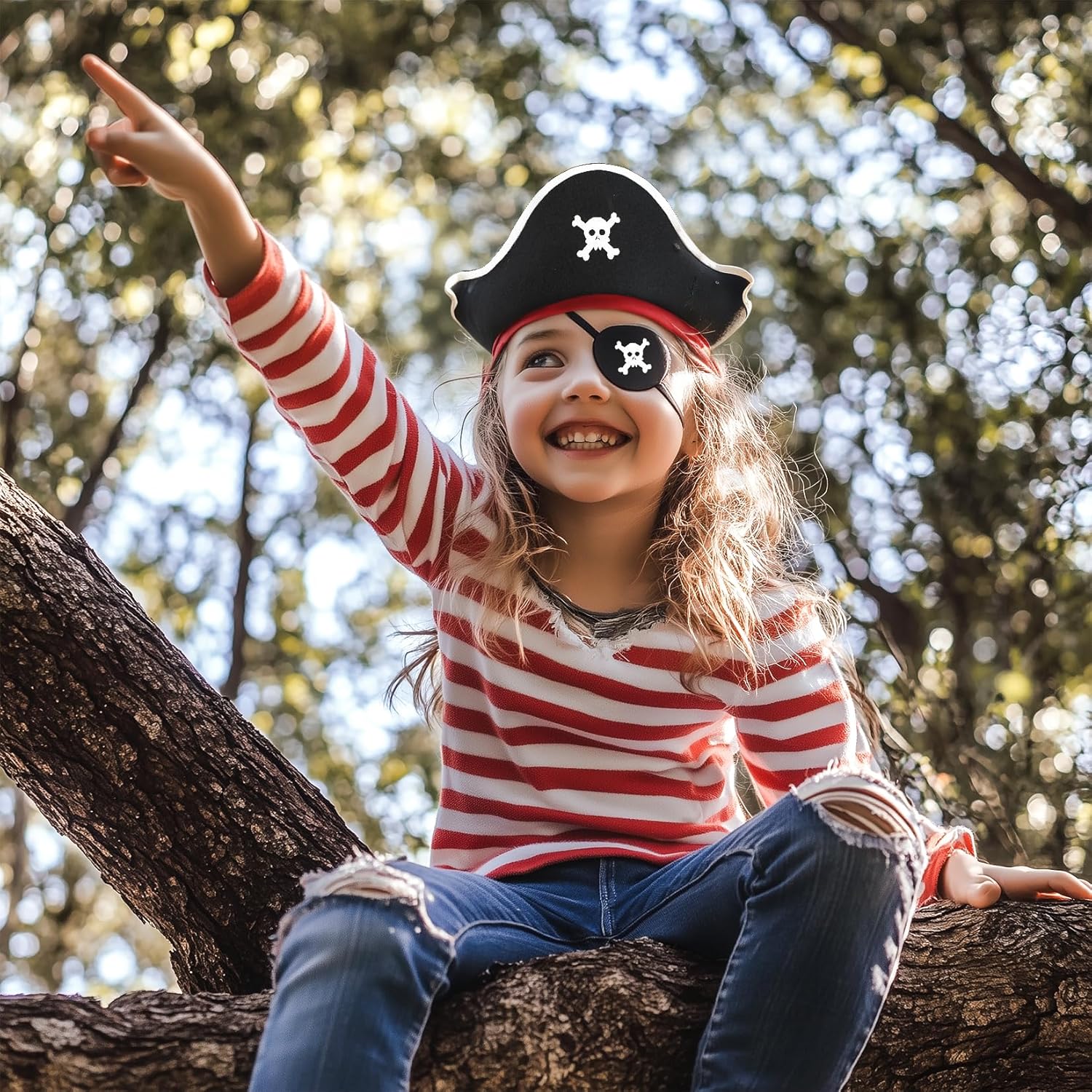 Rio Rand Cartoon Pirate Satin Cape