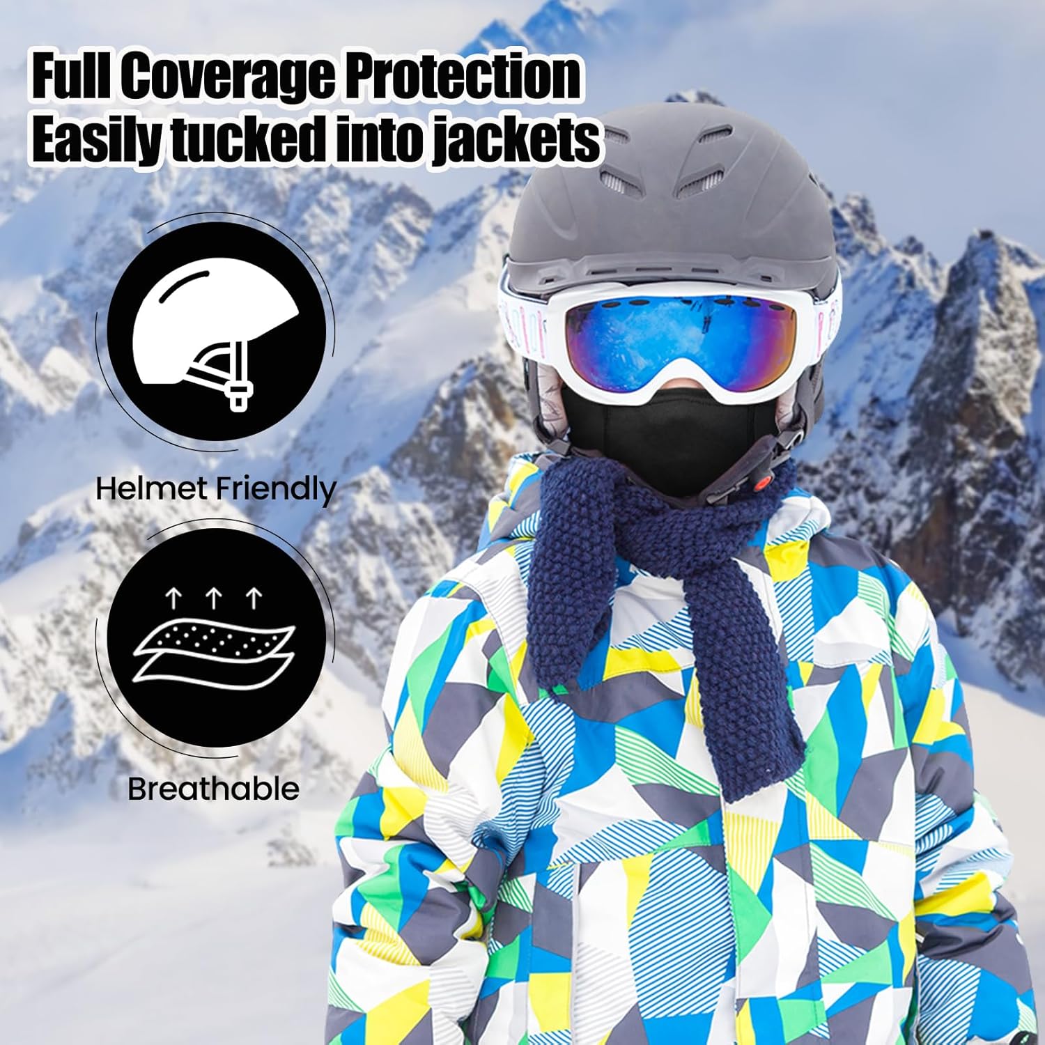 Keep Warm in Winter Kids Balaclava Ski Mask for Boys Girls