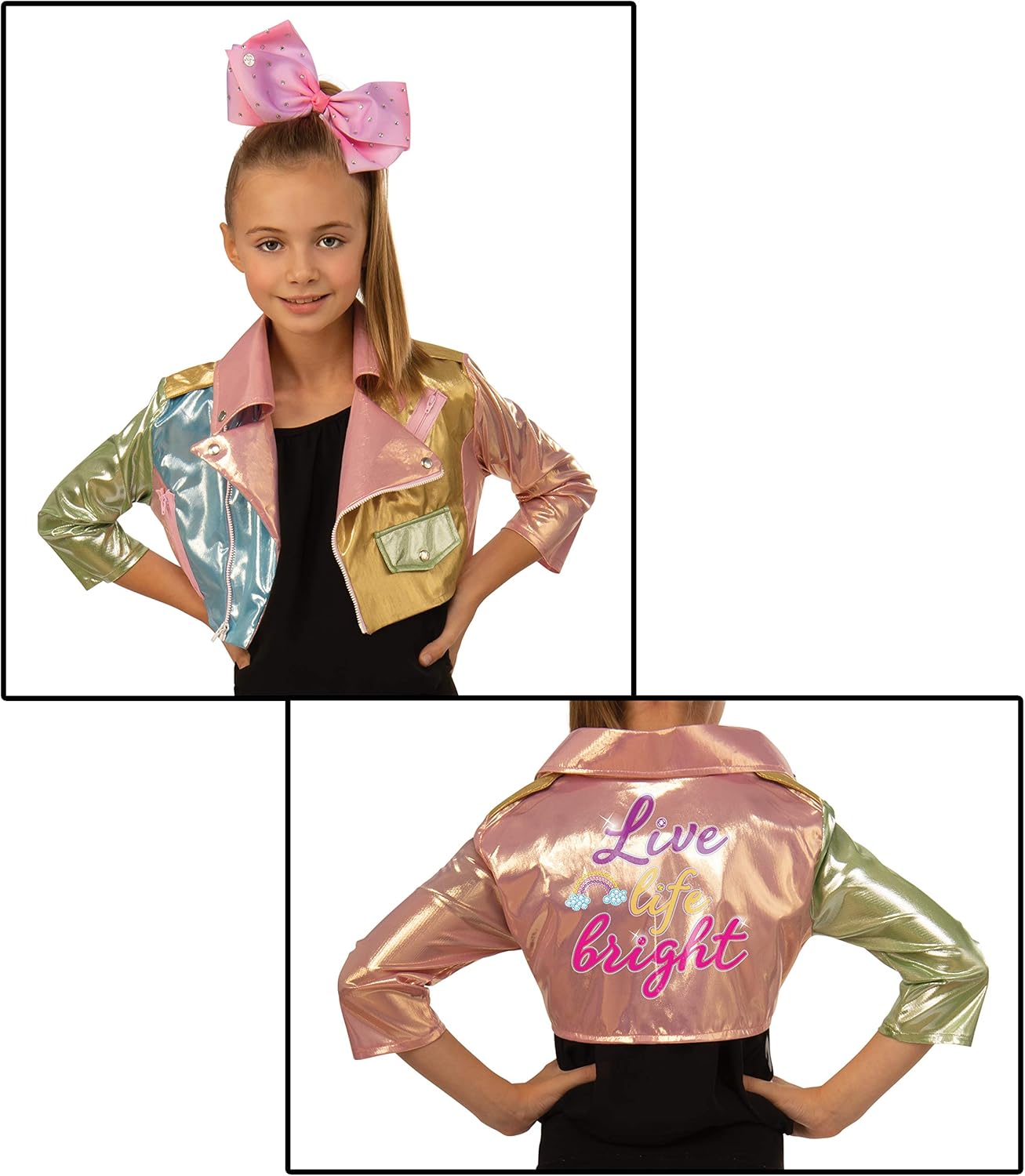 Rubies JoJo Siwa Childs Costume Biker Jacket X-Small