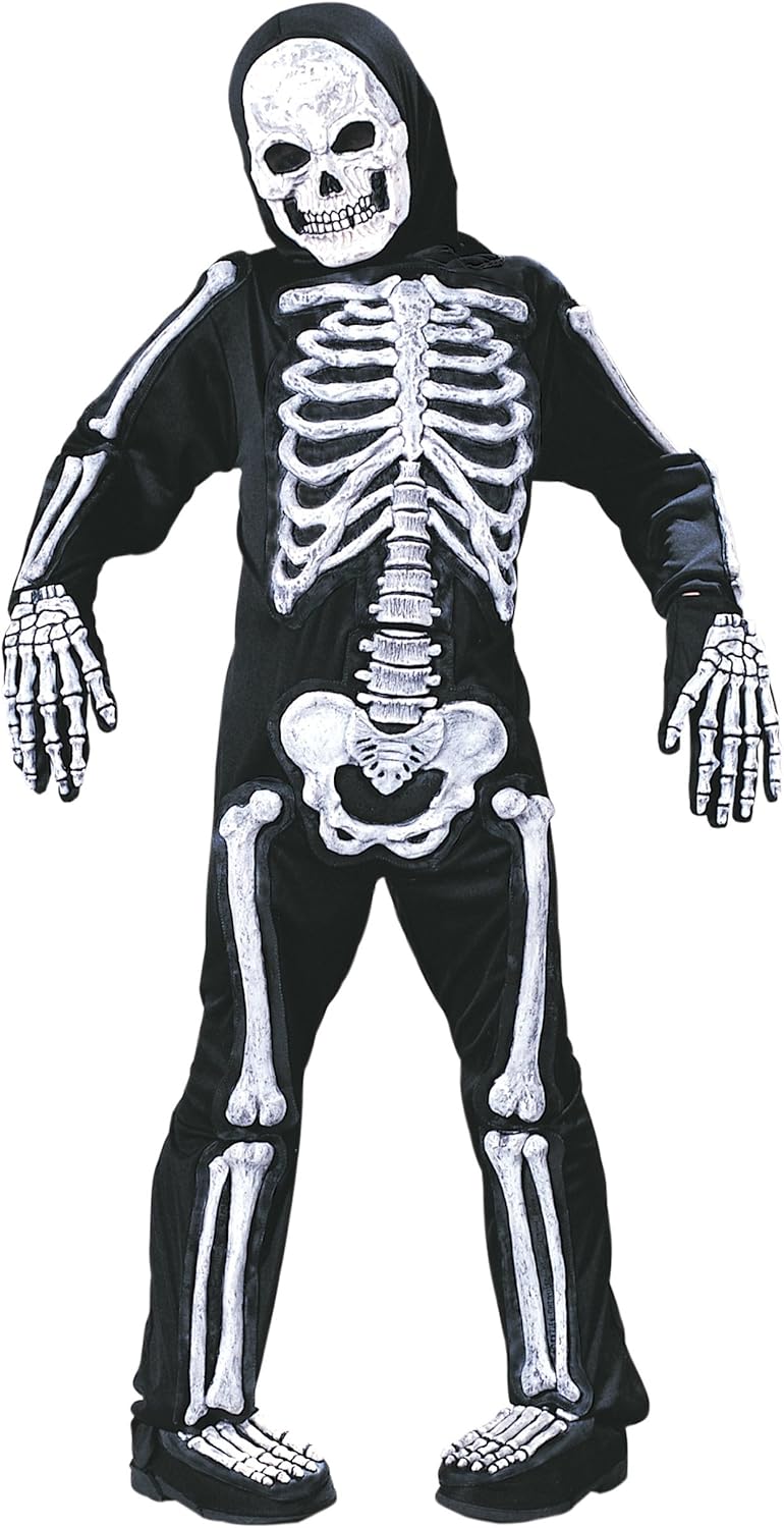 Fun World Kids Skeleton Costume for Girls X-Large 14-16