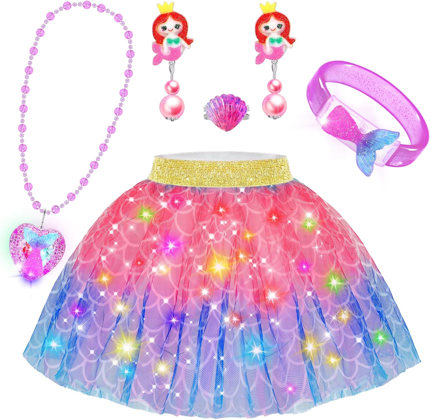 Light-Up Princess Dress Up for Girls 4-6