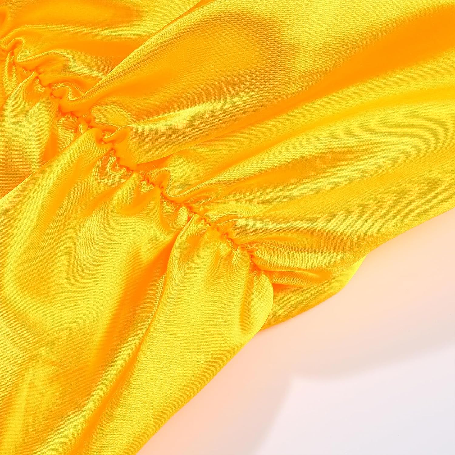 Princess Dress for Girls Halloween Costume Yellow Layered Accessories