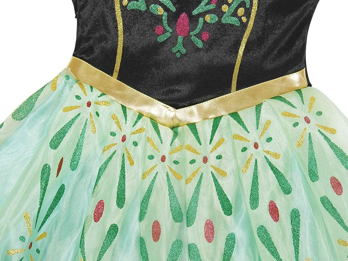 Green Girls Cosplay Dance Dress Princess Costume Ready to Glow