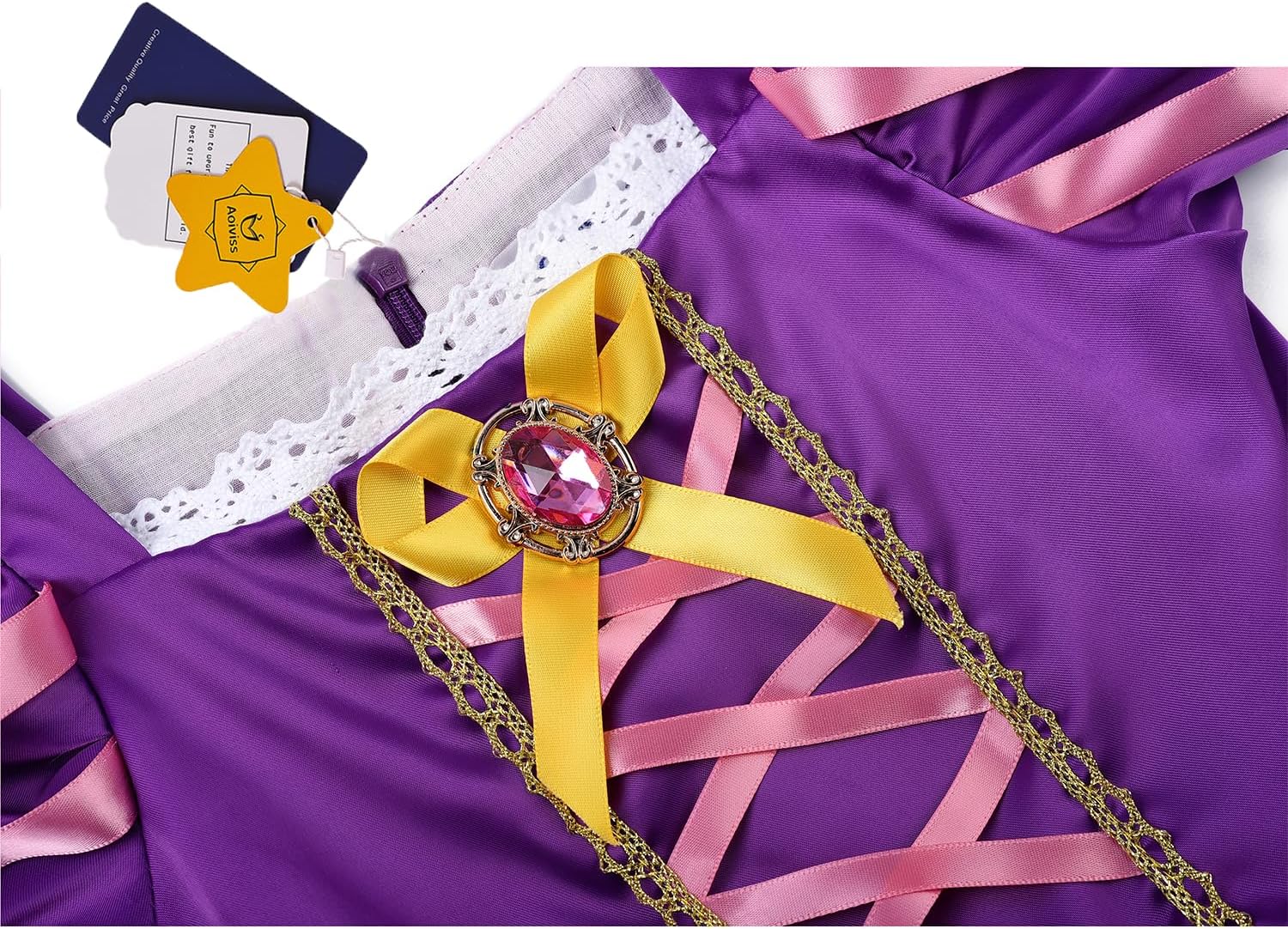 Girls Halloween Princess Costume Little Girls Costume Soft Fabric Purple