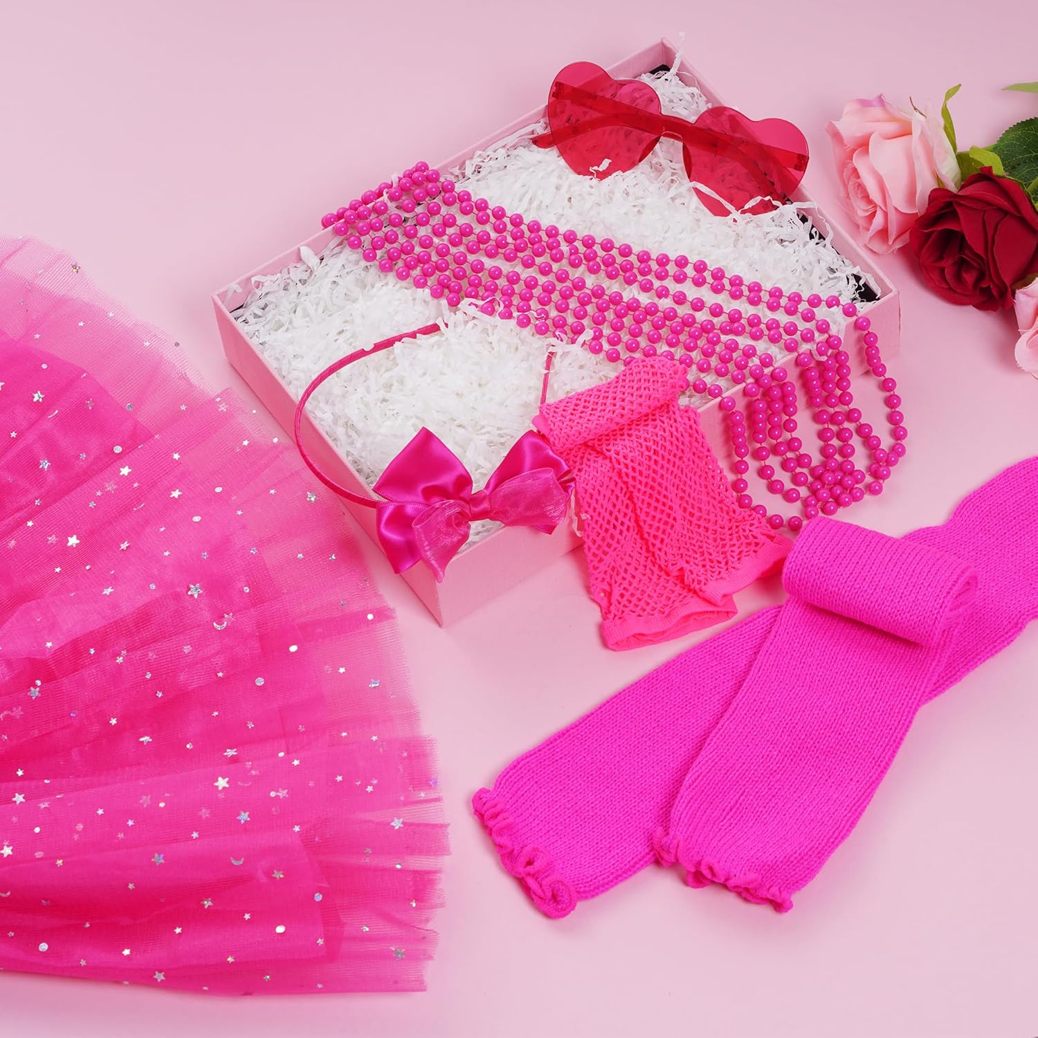 MIAYON 80s Neon Tutu Costume for Girls