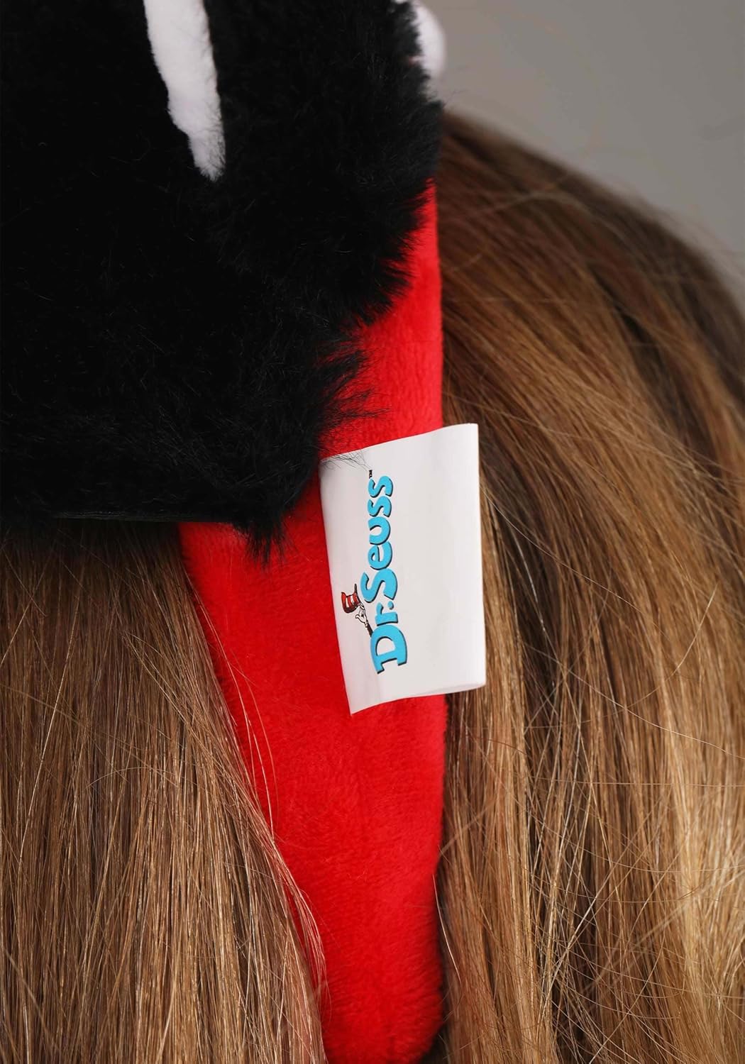 Dr Seuss Cat in the Hat Face Costume Headband for Adults Kids