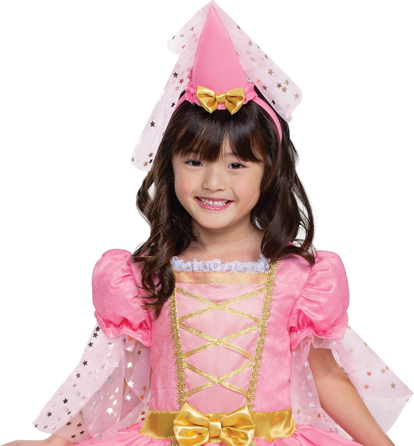 Pink Princess Costume Sparkling Gown