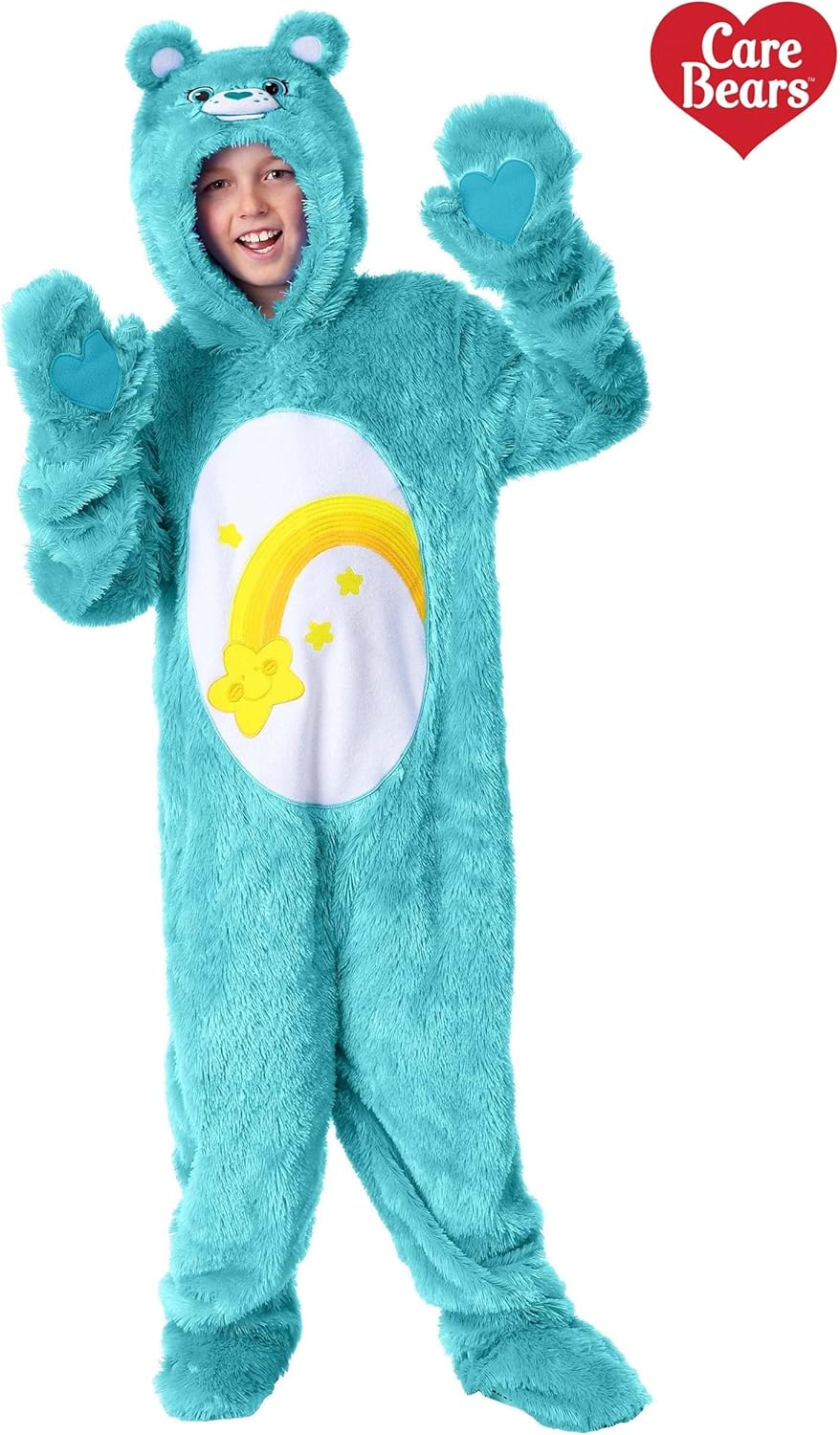 Care Bears Wish Bear Costume for Kids Fun Halloween Outfit with Mitts