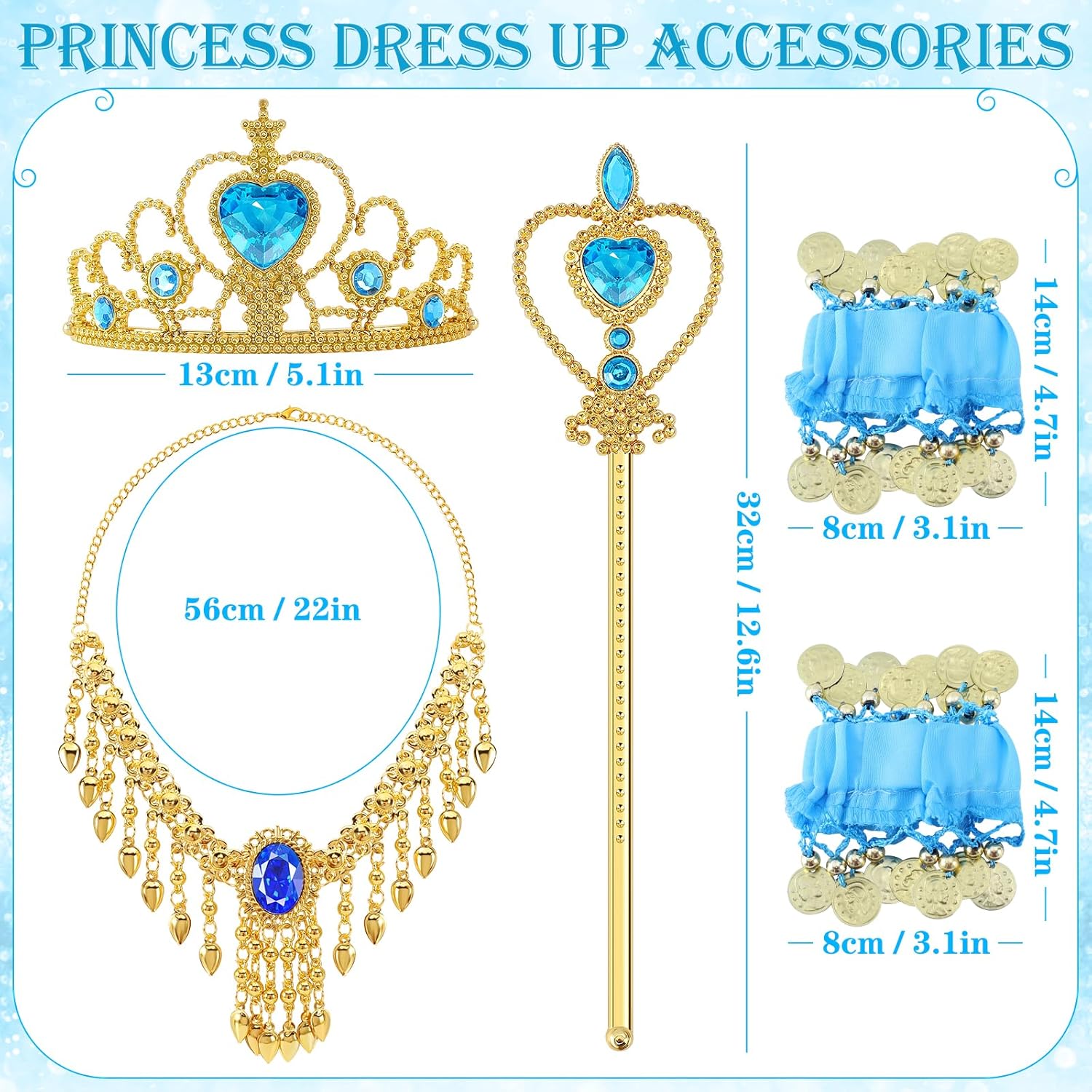 GC Princess Jasmine Costume Set for Kids