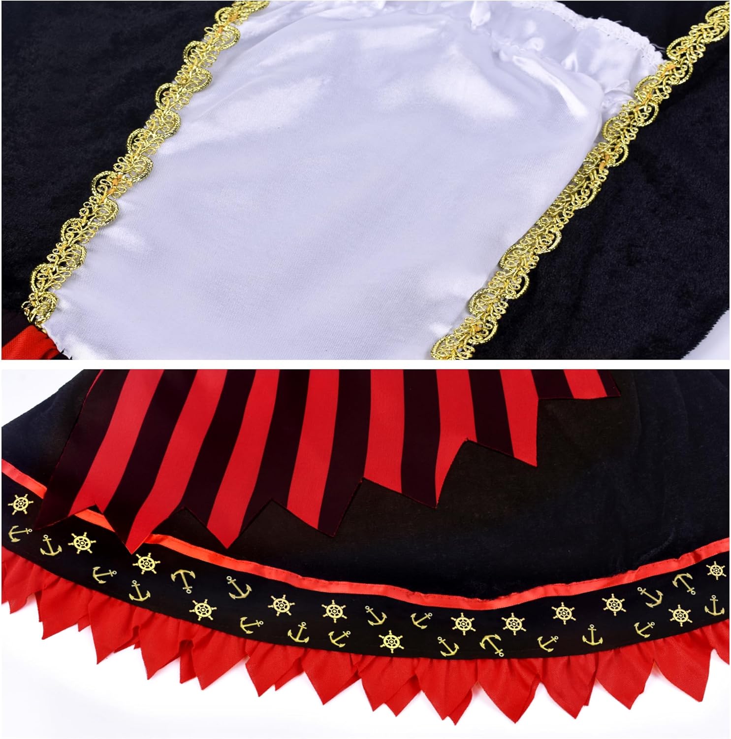 ZZIHA Girls Pirate Costume Set