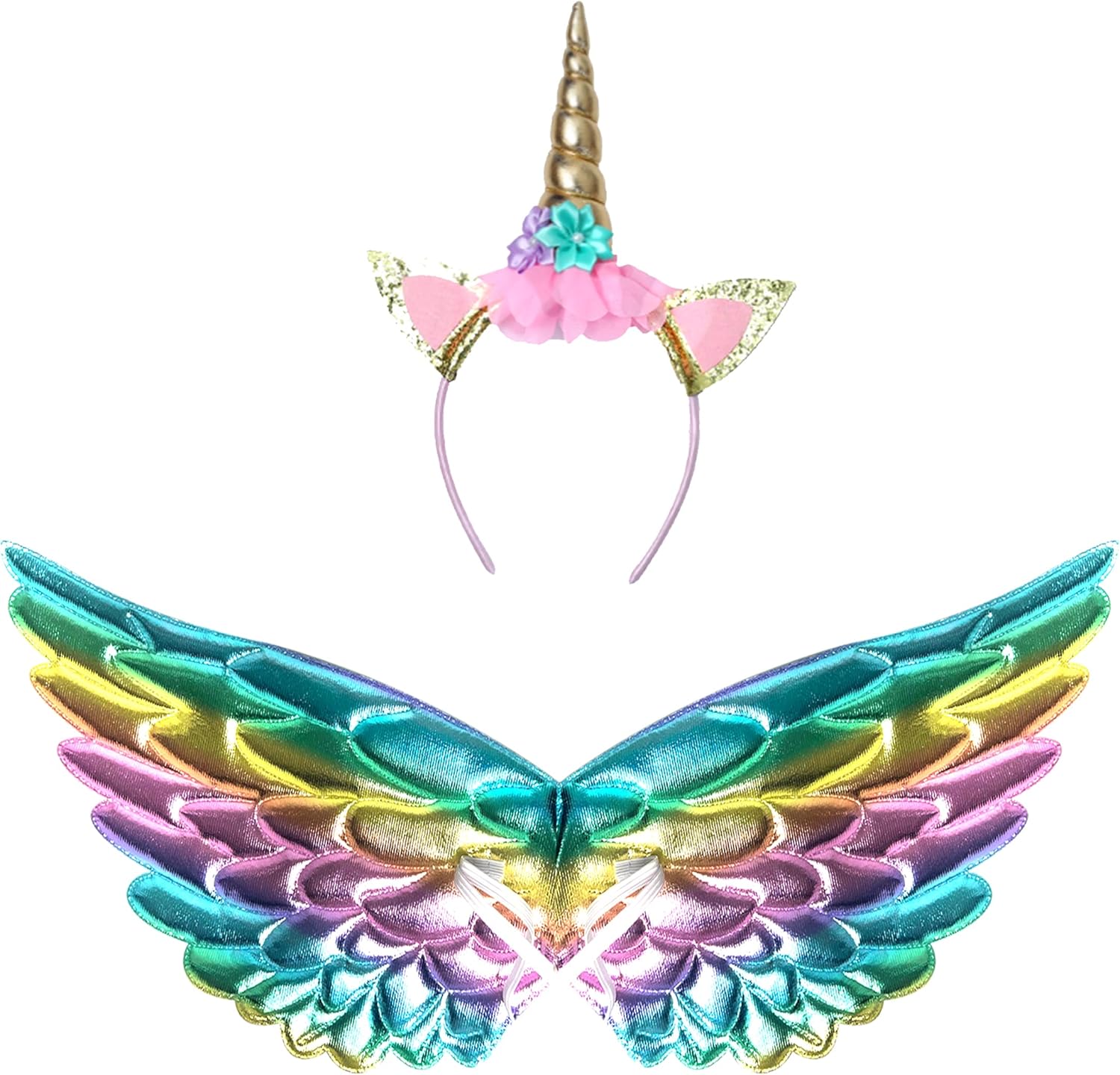 Soyoekbt LED Unicorn Princess Dress for Girls